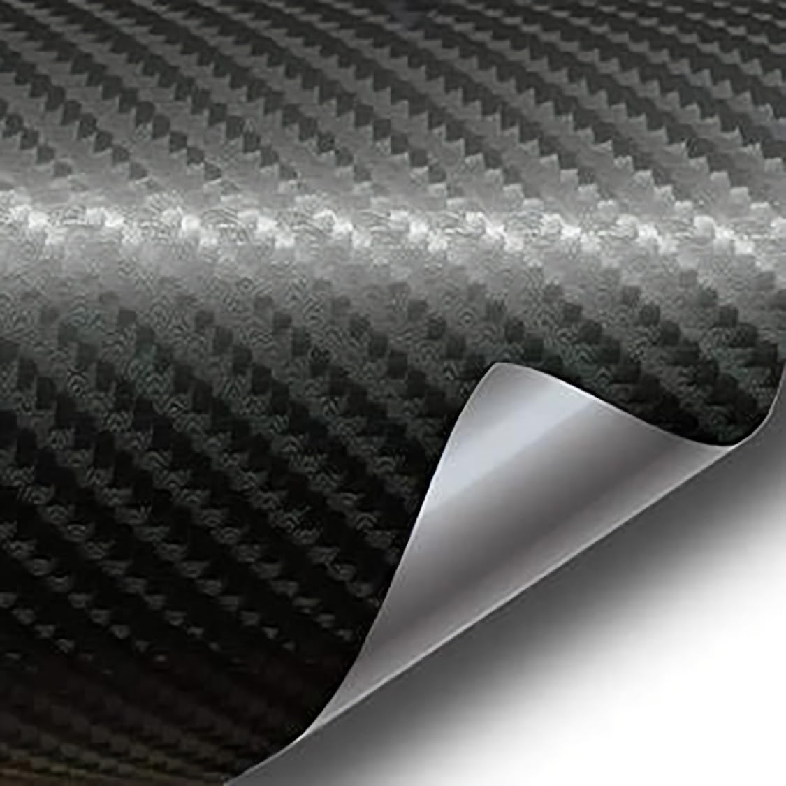 Vvivid Black True R Carbon Fiber Vinyl Wrap Roll With Air Release Technology (20Ft X 5Ft)