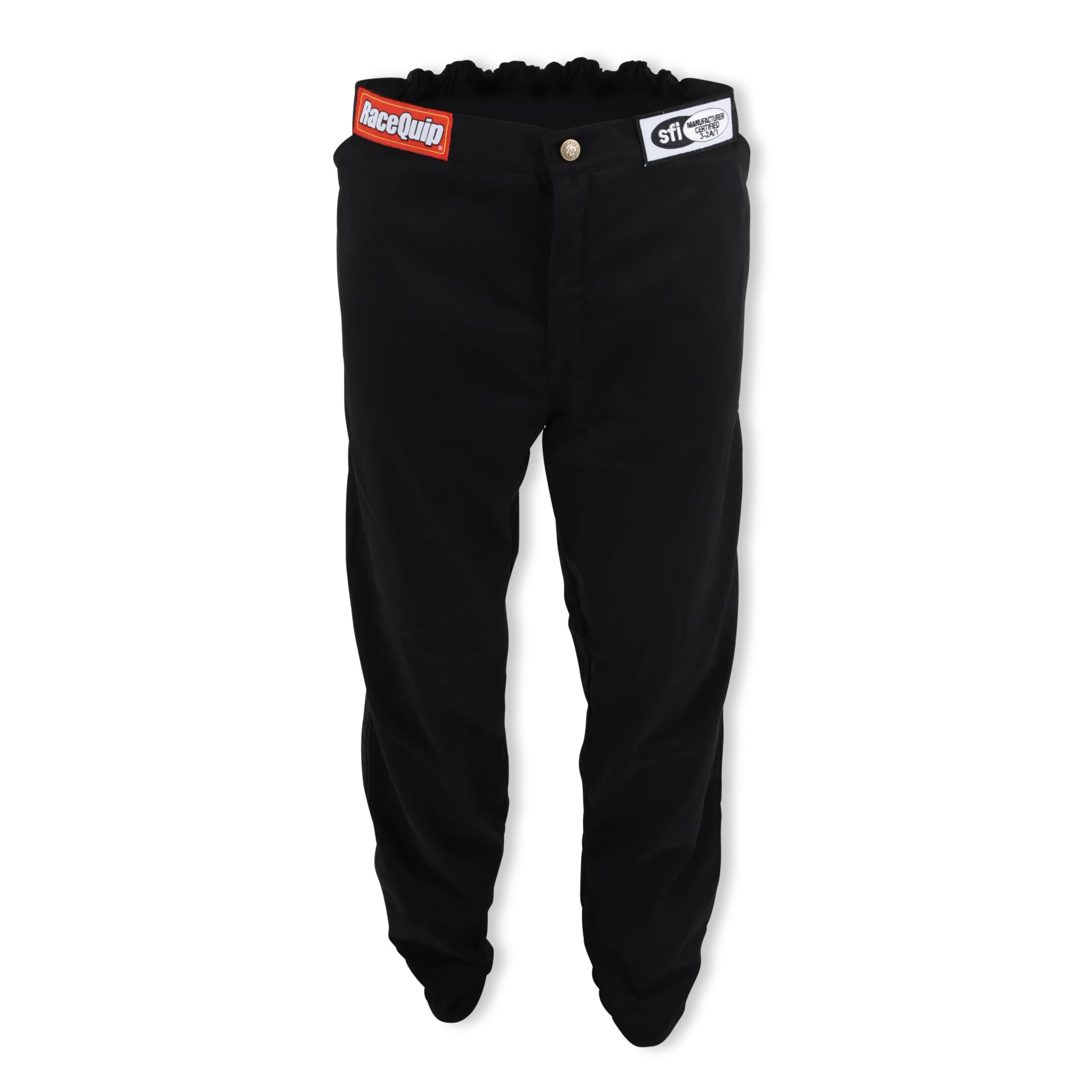 RaceQuip 110 Series Driving Pants SFI 3.2A/1 - Large - Black - Durable Plastic Material - Model 112005