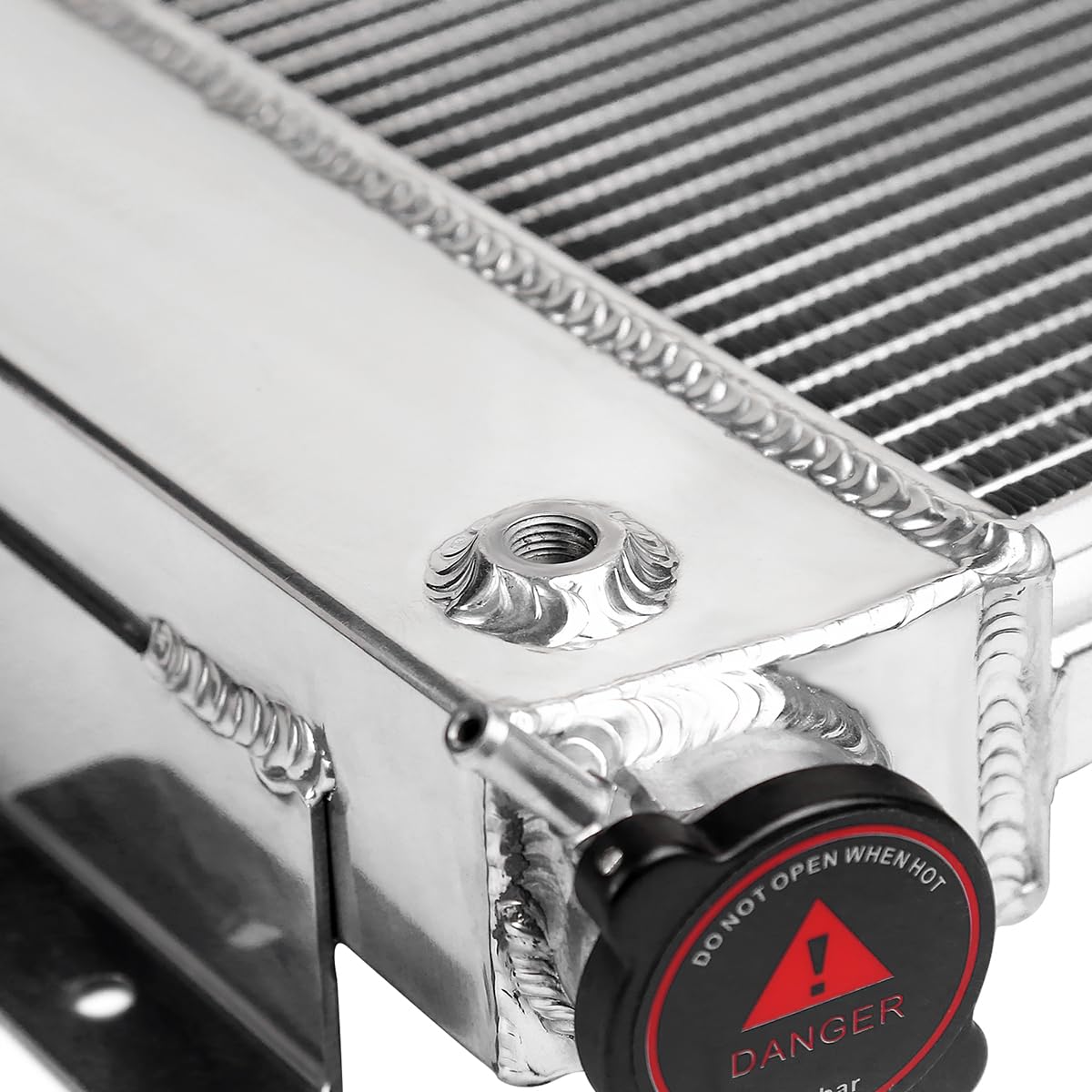 Spec-D Tuning 3 Core/Row Aluminum Performance Cooling Radiator Compatible with 1967-1969 Chevy Camaro