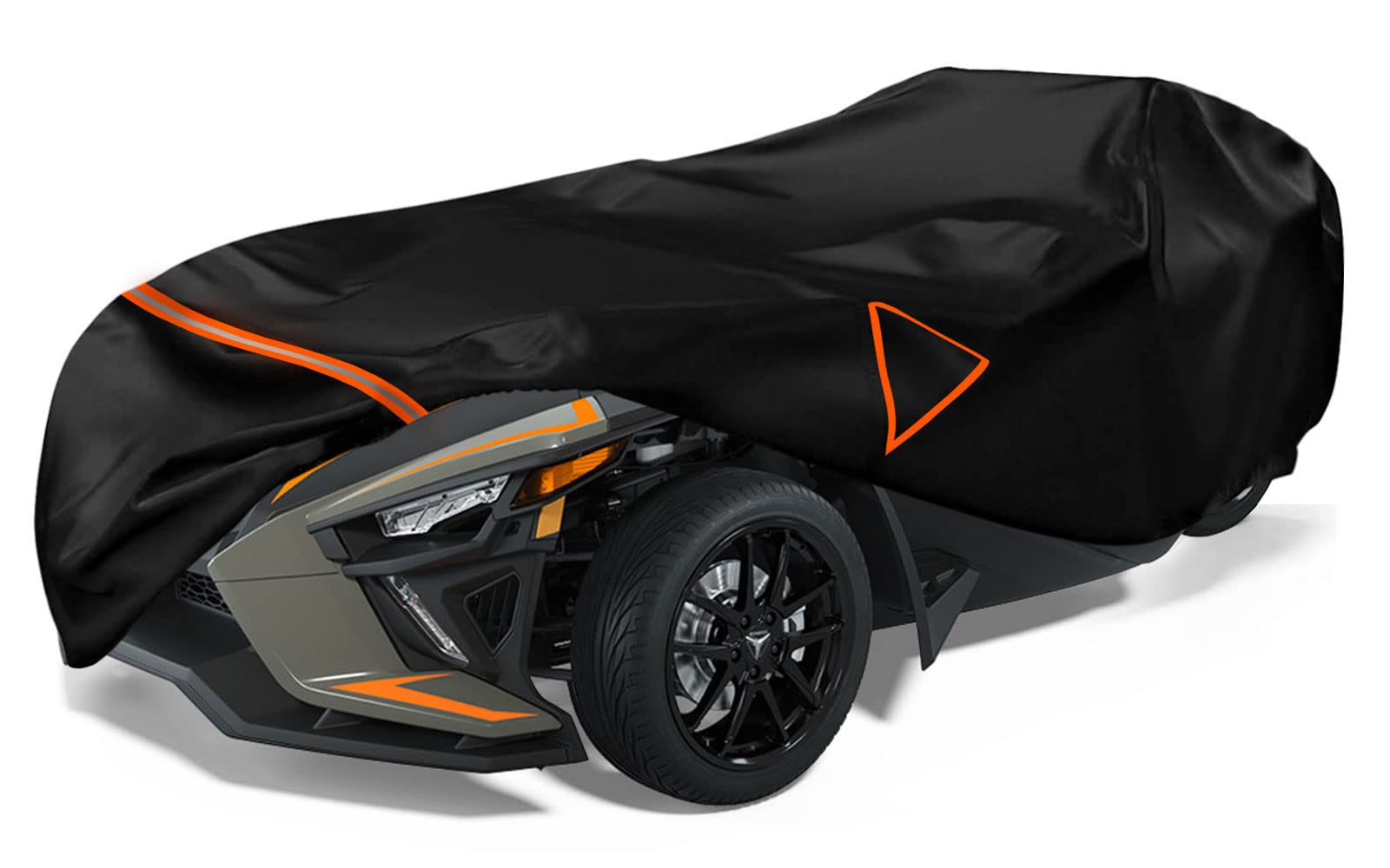 Waterproof Go Kart Cover Compatible With 2015-2022 Polaris Slingshot Base/S/Sl/Sl Le/Slr/Sl Icon Series/Slr Icon Series/R/R Le M