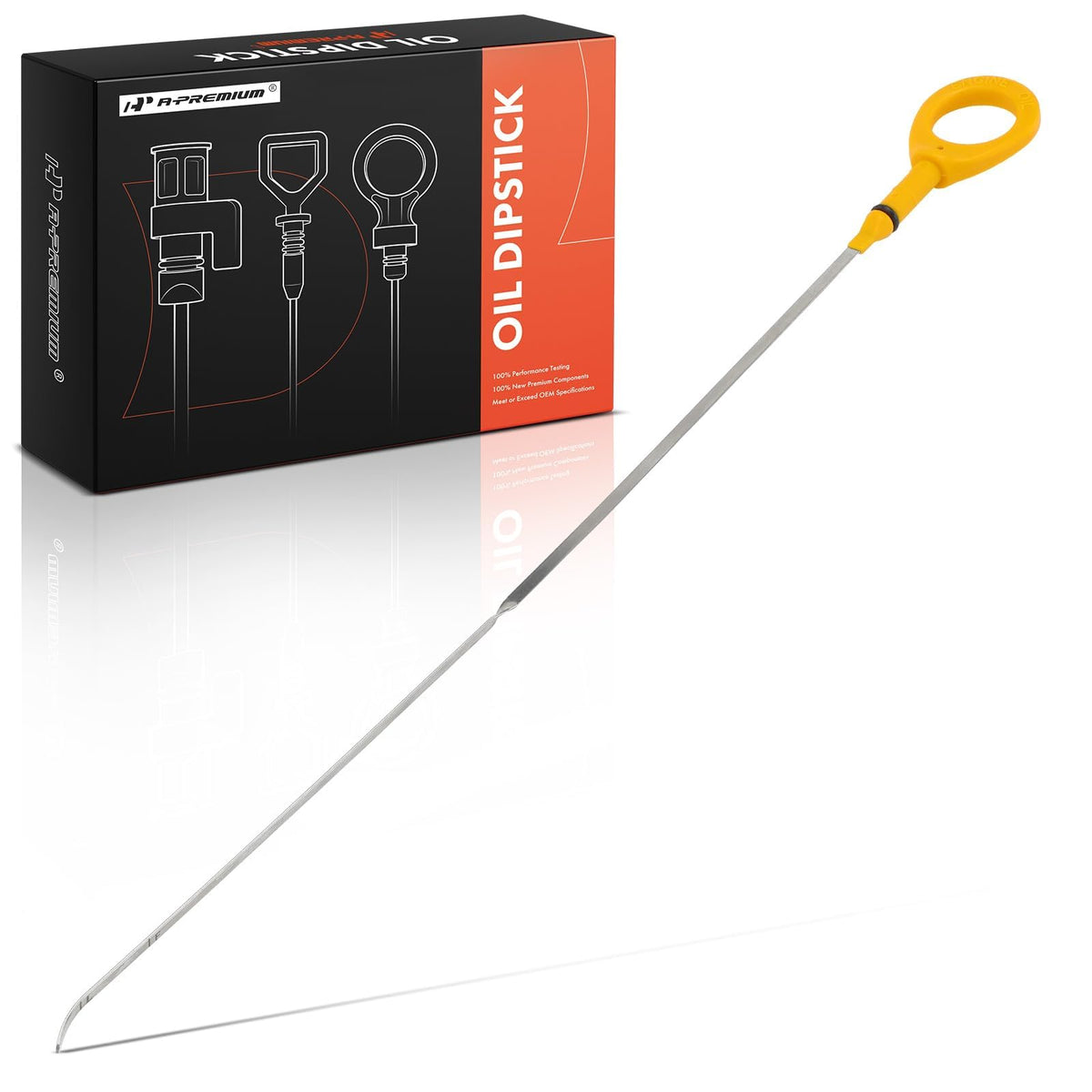A-Premium 2.2L 4 Cyl Engine Oil Dipstick Compatible with Toyota Camry 1997-2001, Solara 1999-2001, Engine Oil Measuring Rod Dip 