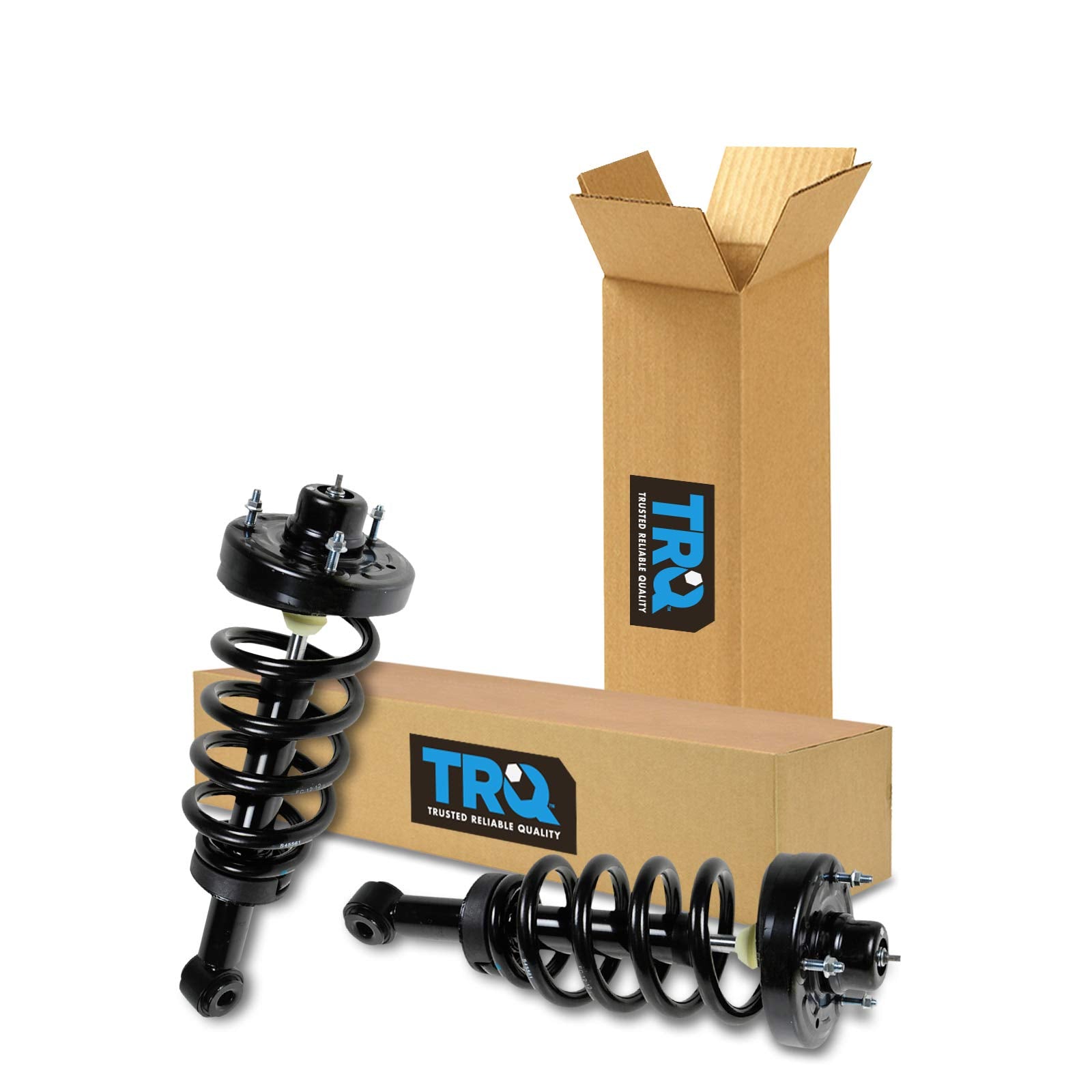 Trq Rear Strut & Coil Spring Assembly Set Driver & Passenger Sides Compatible With 07-17 Ford Expedition Lincoln Navigator