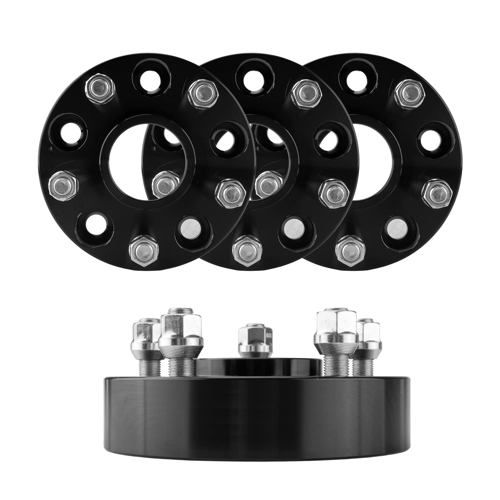 Kax 5X5 Wheel Spacers,1.5 Inch 5 Lug Hub Centric Wheel Spacers 5X127 Fit For Wrangler, Grand Cherokee, Commander With 1/2 X20 St