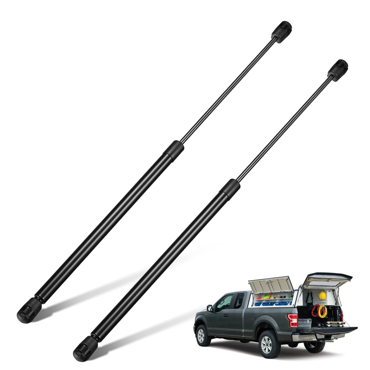 Bdfhyk C16-08260 20Inch 60Lbs (267N) Gas Shocks Struts Lift Support For Are Atc Leer Camper Shell Awning Snugtop Topper Canopy T