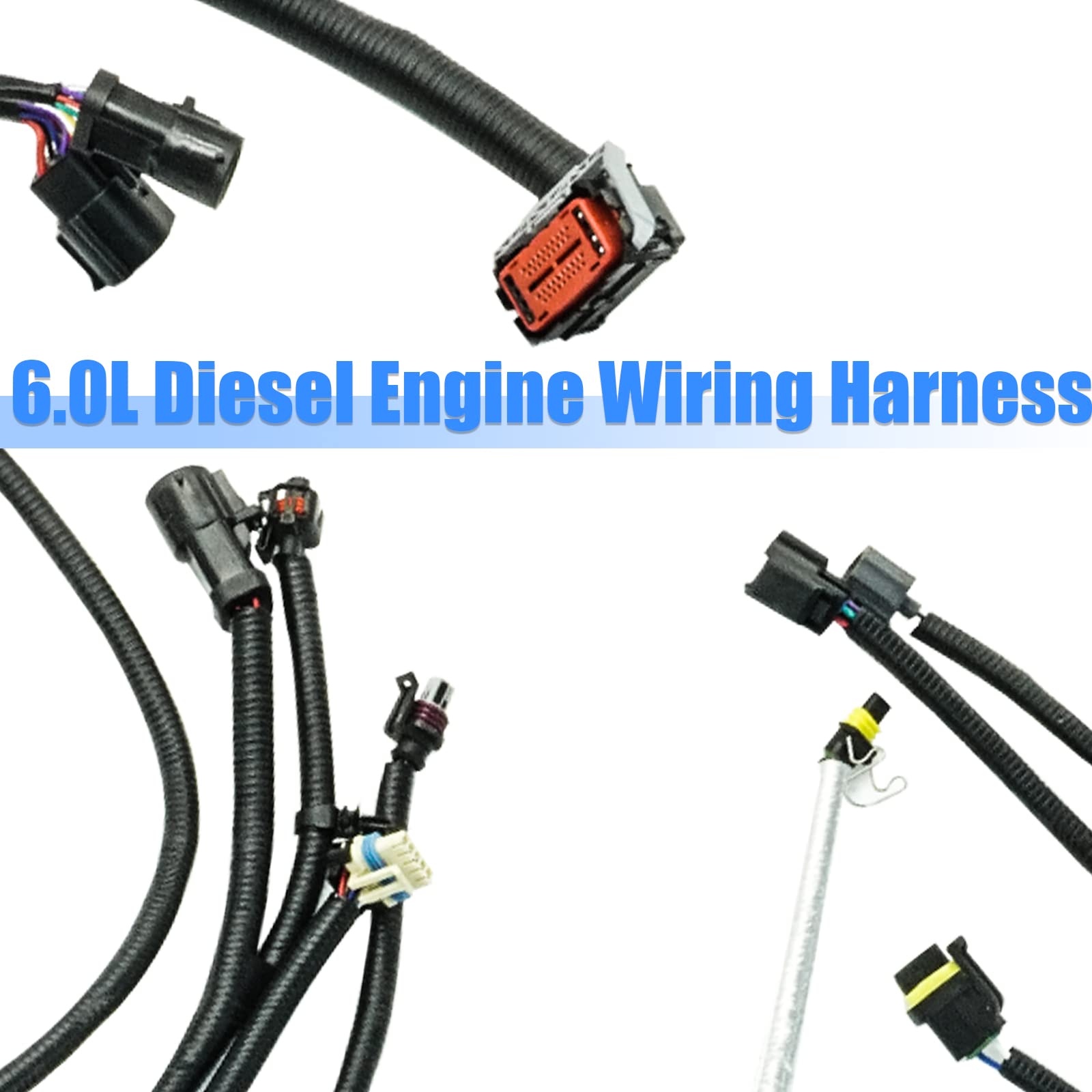 5C3Z12B637Ba 5C3Z-12B637-Ba Engine Wiring Harness Fit For 2005 2006 2007 F250 F350 F450 F550 Ford Engine Wire Harness Cable Super Duty 6.0L Diesel Powerstroke Engine