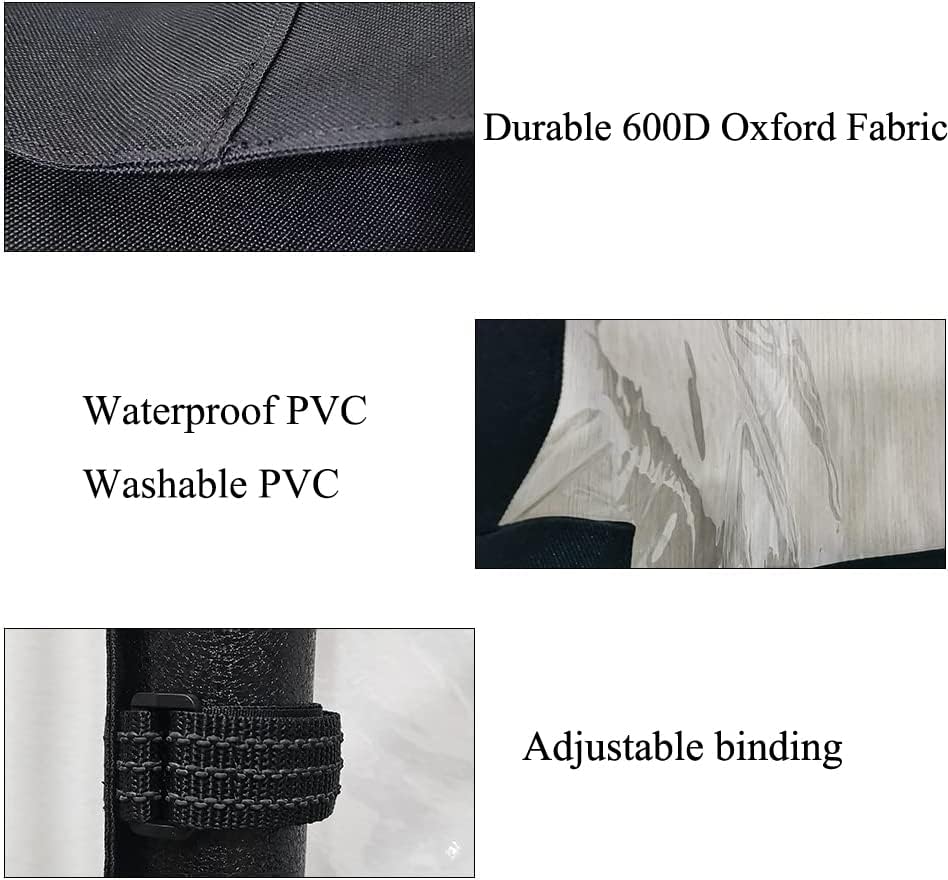 Rhino Utv Soft Rear Windshield, Chikia Back Window Replacement For Yamaha Rhino 450 660 700