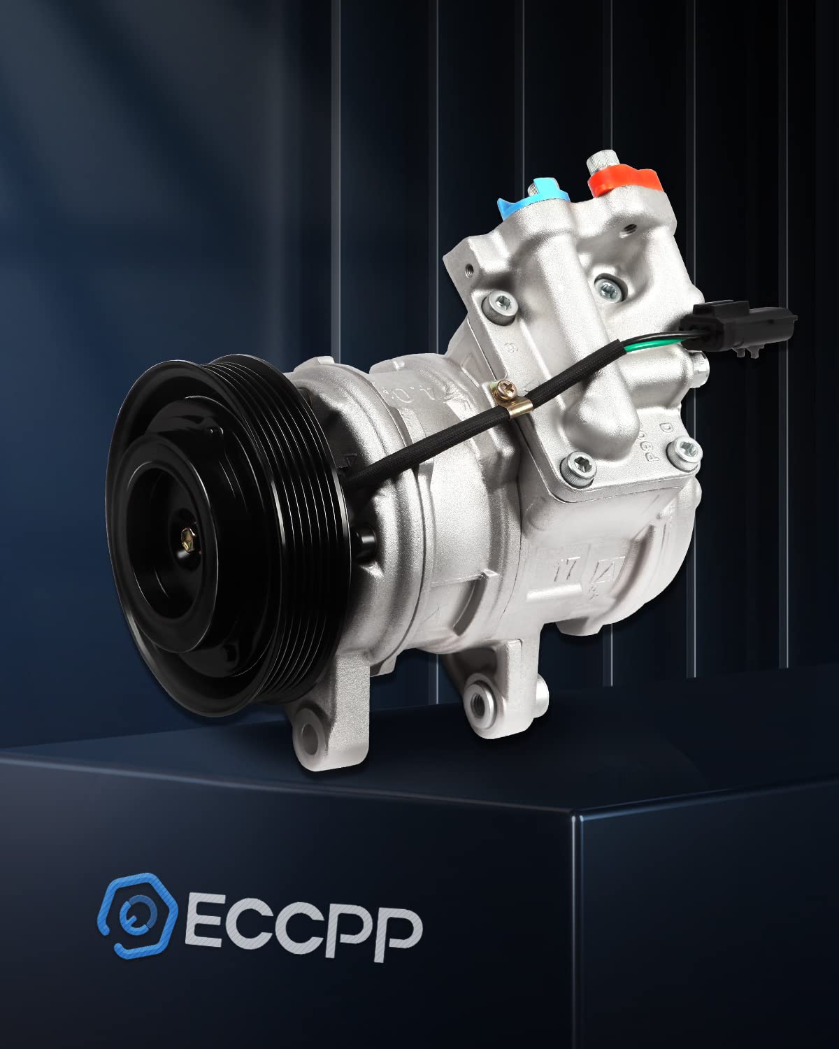 Eccpp Ac Compressor 1999-2004 Fit For Jeep Grand For Cherokee 4.0L 1999-2006 For Jeep Wrangler 4.0L Air Conditioning Compressor