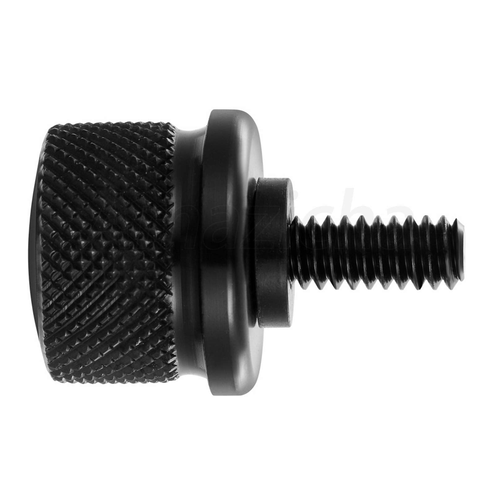 Amazicha Black Aluminium Seat Bolt Tab Screw Mount Compatible For Harley Davidson Sportster Softail Touring Dyna 1996-2023