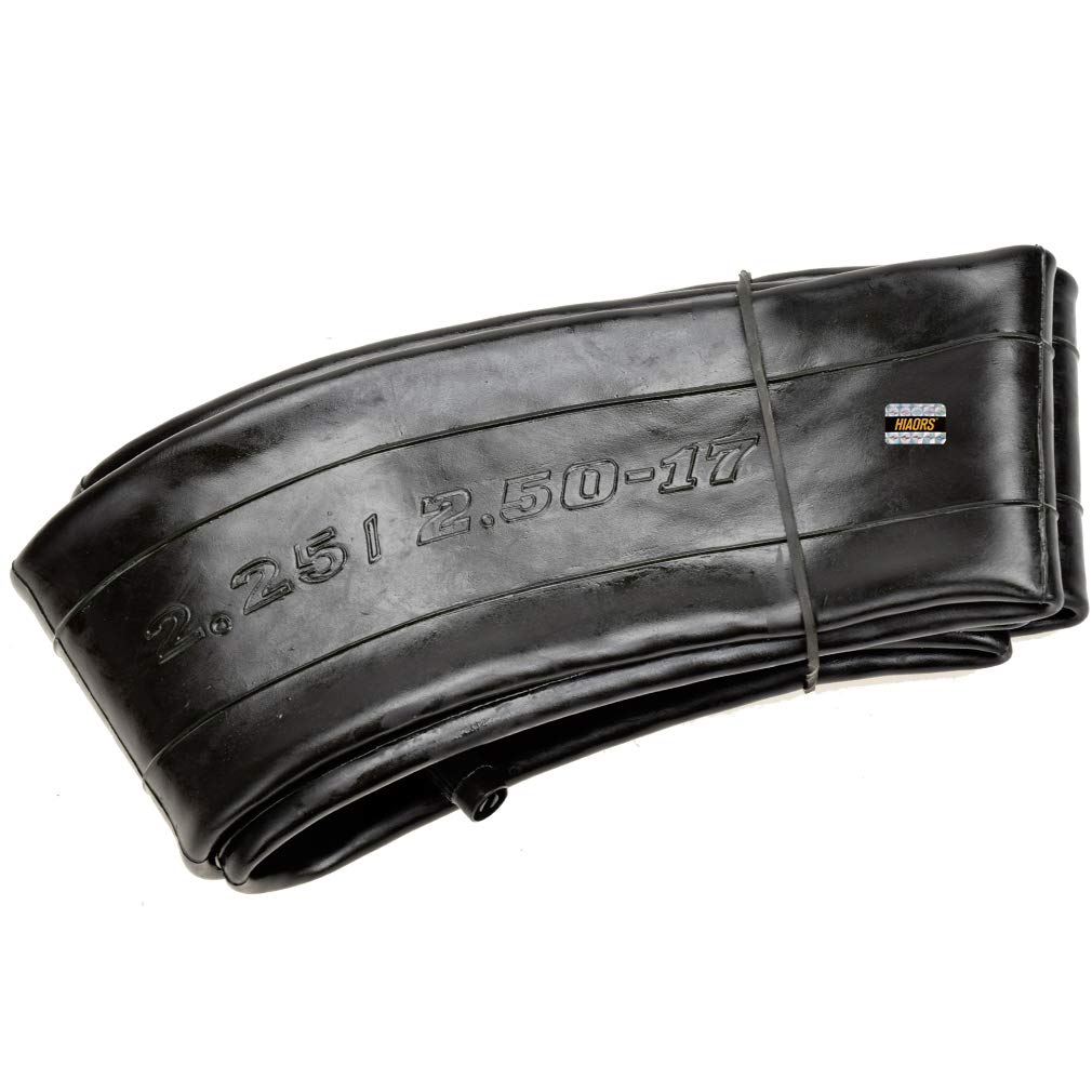 Hiaors 2.25/2.50-17 Inner Tube Tire Traight Valve Stem 70/100-17 Tube For Motorcycle Honda Kawasaki Yamaha Suzuki Pit Dirt Bike