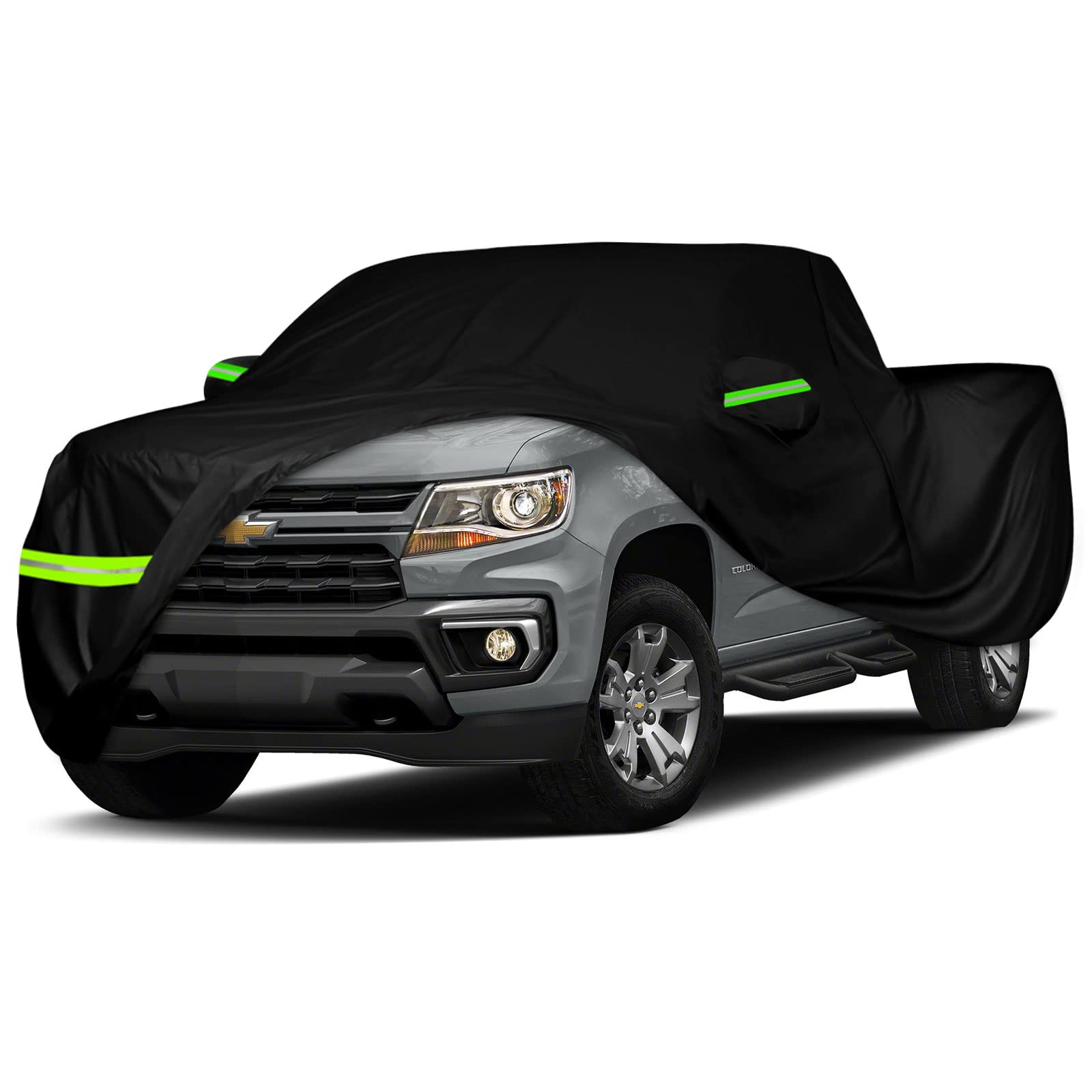 Waterproof Car Cover Compatible with Chevrolet Colorado/GMC Canyon Crew Cab 5.1ft/Extended Cab 6.1ft Bed 2015-2025, 420D All Wea
