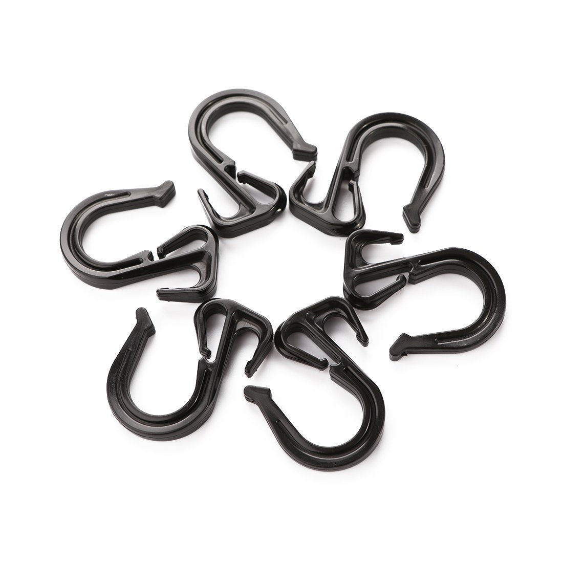 Czc Auto 15''X15'' Black Latex Bungee Cargo Net Stretch To 30''X30'' Gear Helmet Luggage Netting With 2''X2'' Small Mesh 6 Adjus