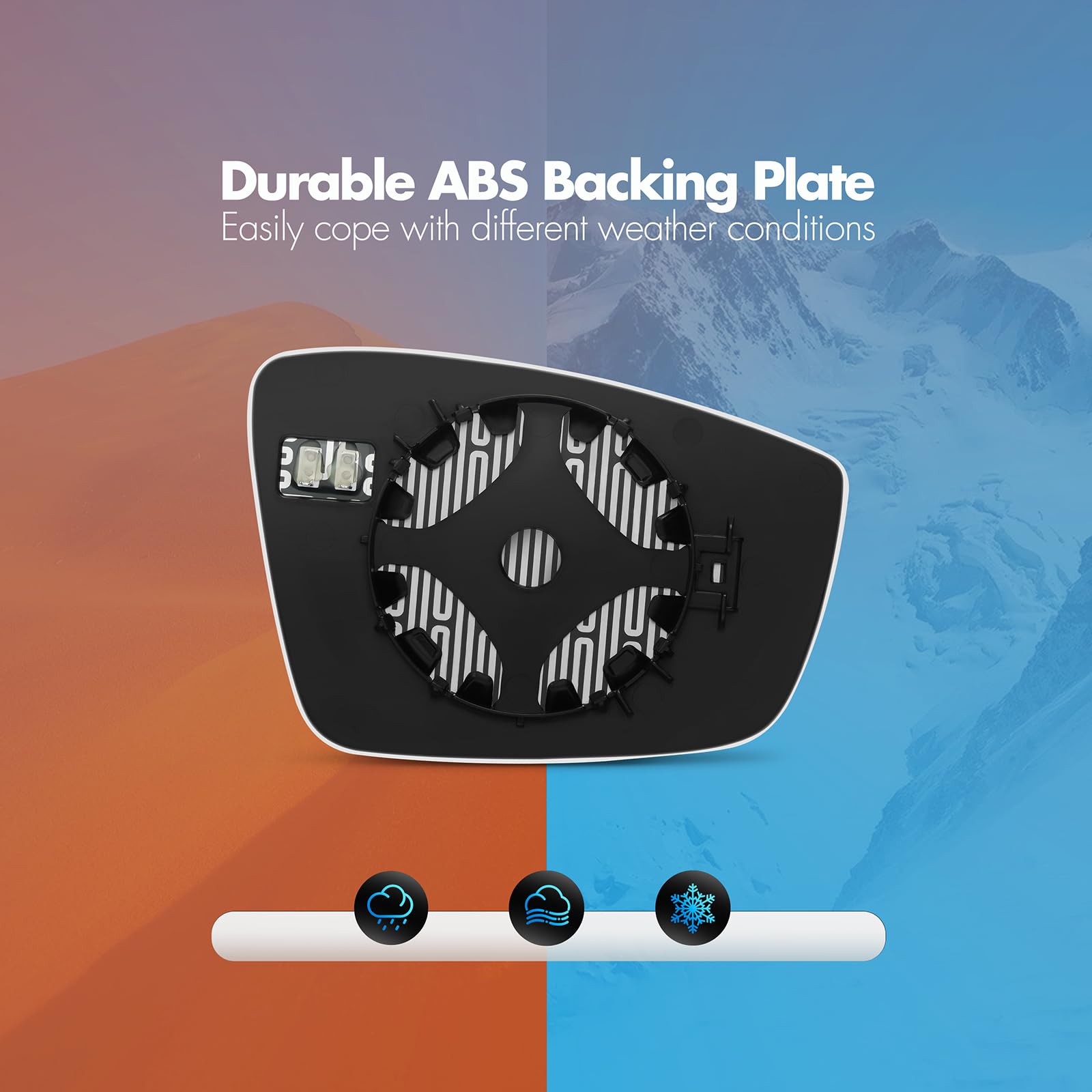 SNEMEEY Driver Side Mirror Replacement for Volkswagen VW Passat Jetta Beetle 2011 2012 2013 2014 2015 2016 2017 2018, Left Side