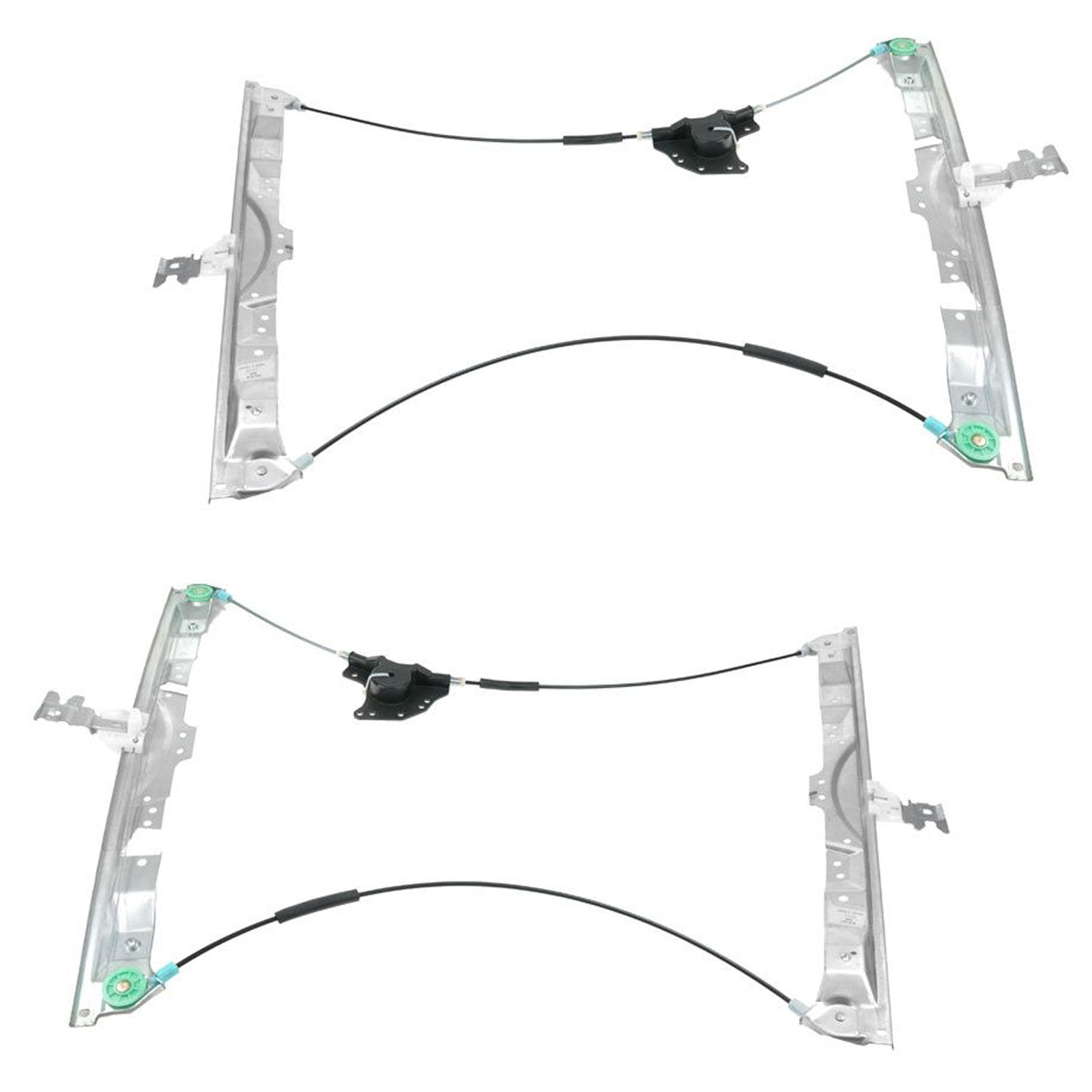 Trq Front Power Window Regulator Set Compatible With 2004-2010 Infiniti Qx56 2005-2015 Nissan Armada 2004 Pathfinder Armada 2004