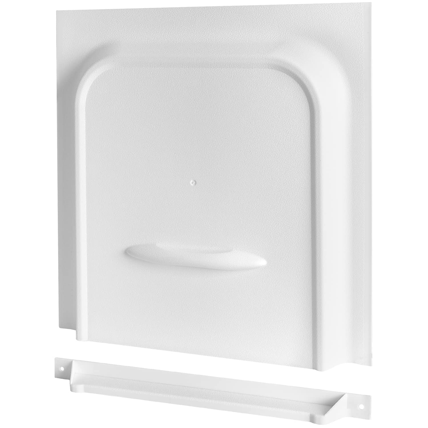 Luxlead Rv Screen Door Slider 12' White Panel With Slide Stop Fit For Rv, Trailer, Camper, Motor Home, Cargo Trailer