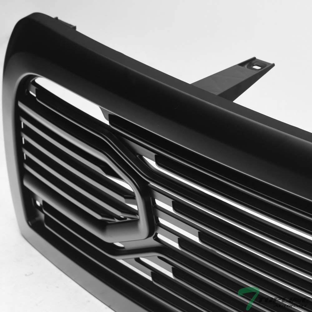TLAPS 7422446718753 Compatible With 2010-2018 Dodge Ram 2500/3500 / 4500/5500 Matte Black Big Horn Style Horizontal Front Bumper