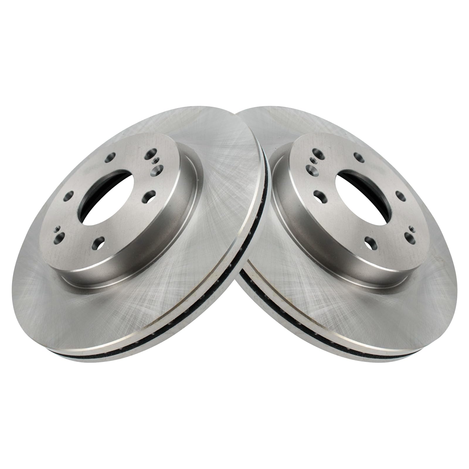 Trq Front Brake Pad & Rotor Kit Semi-Metallic Compatible With 2019 Chevrolet Silverado 1500 Ld Gmc Sierra 1500 Limited