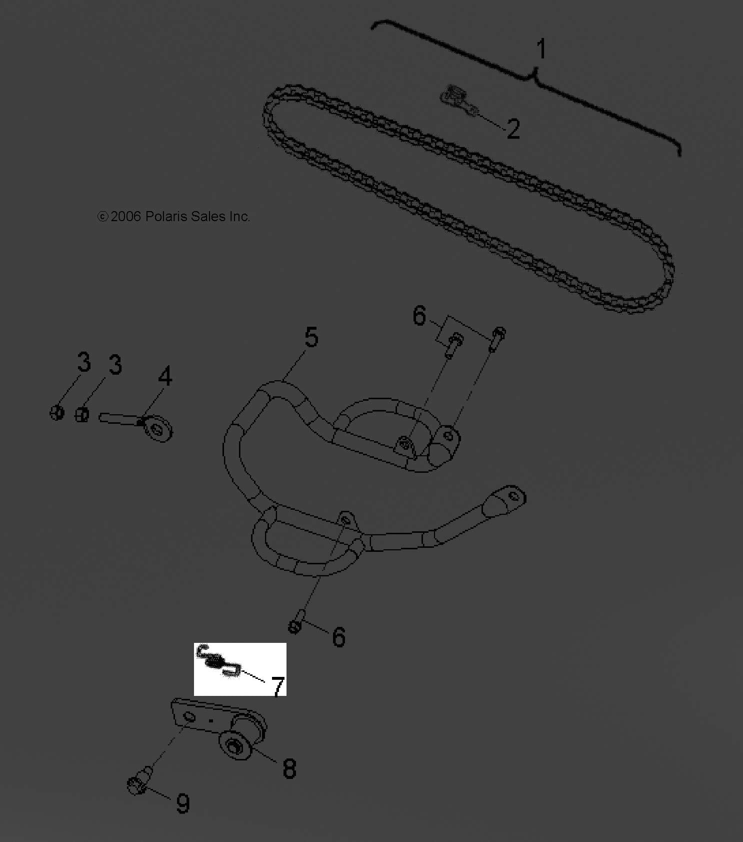 Polaris Atv Torsion Spring, Genuine Oem Part 0451687, Qty 1