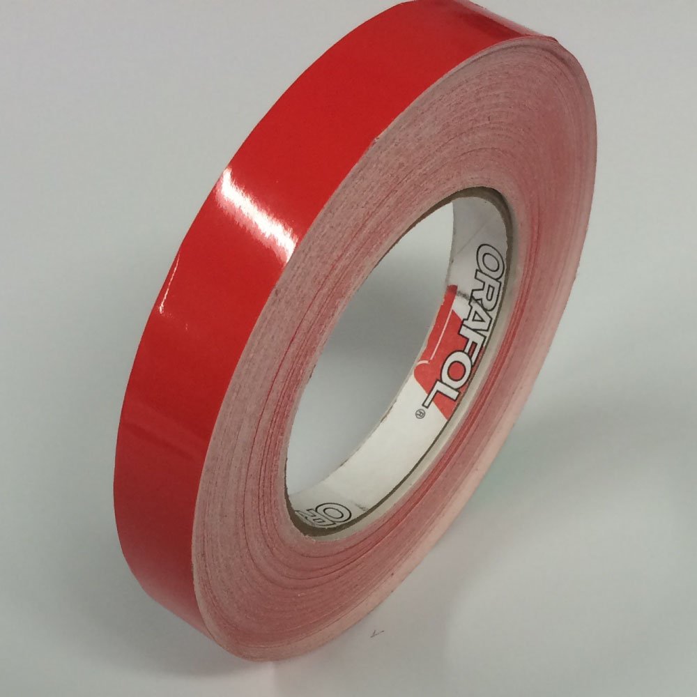 Oracal Vinyl Striping Tape 651 - Pinstripes, Decals, Stickers, Striping - 3 Inch X 150Ft. Roll - Light Red