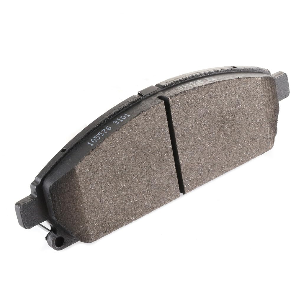 Automuto 4Pcs Front Semi-Metallic Disc Brake Pads Set D855 For Acura Mdx 2003-2006, Nissan Pathfinder 1996-2004, Quest 2004-2009