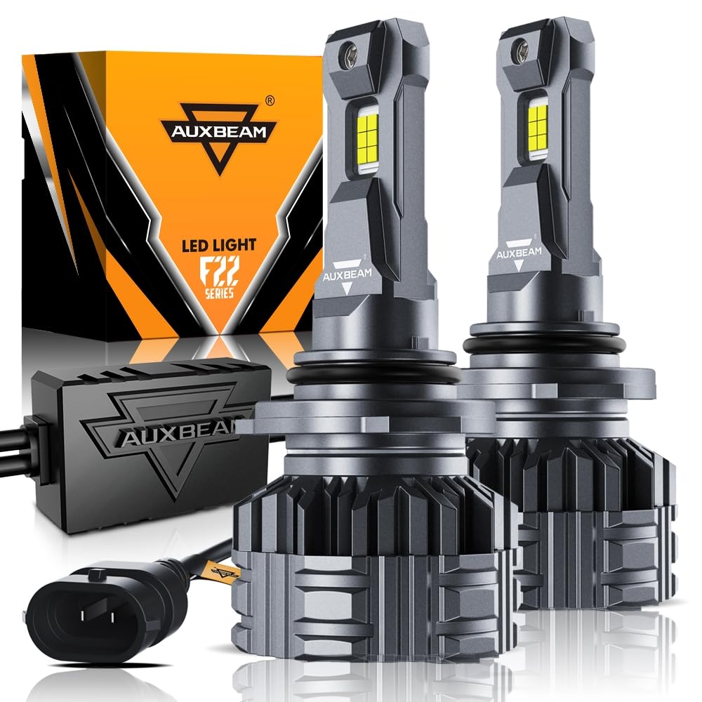 Auxbeam 9006 Hb3 Fog Light, F22 Series 9006 Powersports, 6500K 110W 24000Lm 700% Brighter 9006 Light For Utv Atv Offroad Vehicle