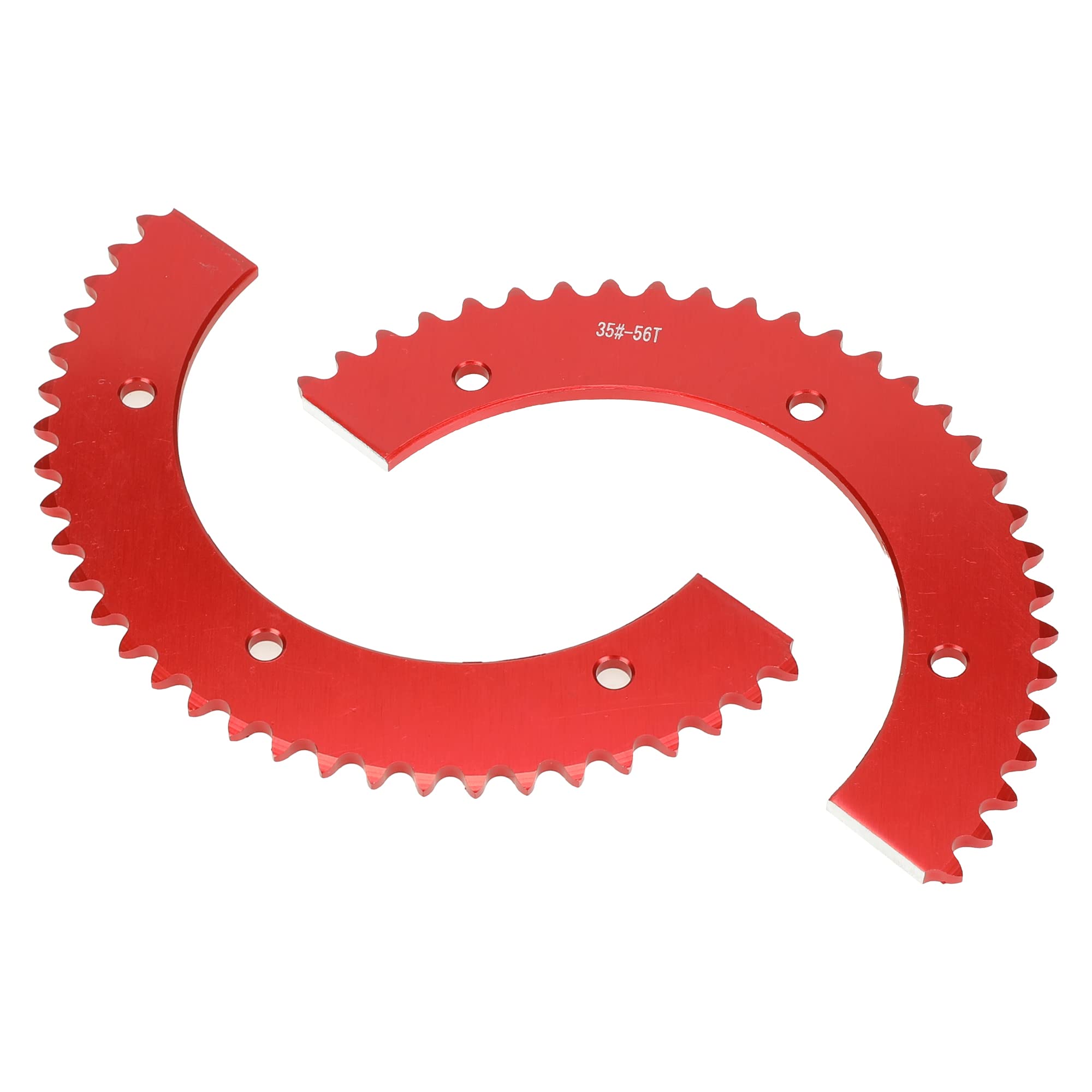 Grehua #35 Chain 56 Tooth Split Sprocket For Predator 212Cc 196Cc 6.5Hp 7.0Hp Coleman Ct200U Bt200X Ct100U Trailmaster Mb200 Meg