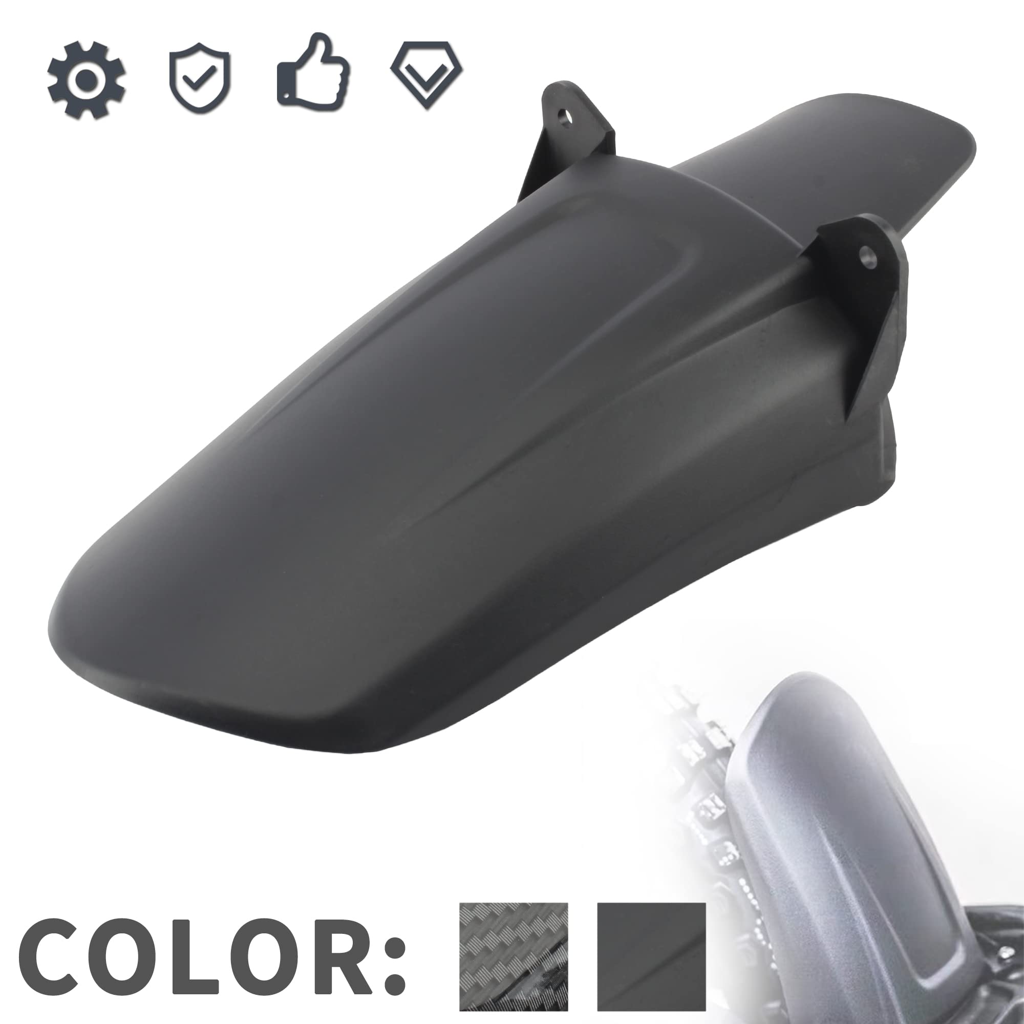 ABCERRSI Rear Shock Fender,Electric Vehicle Rear Wheel Fender for Sur Ron X/S Electric Bike Black