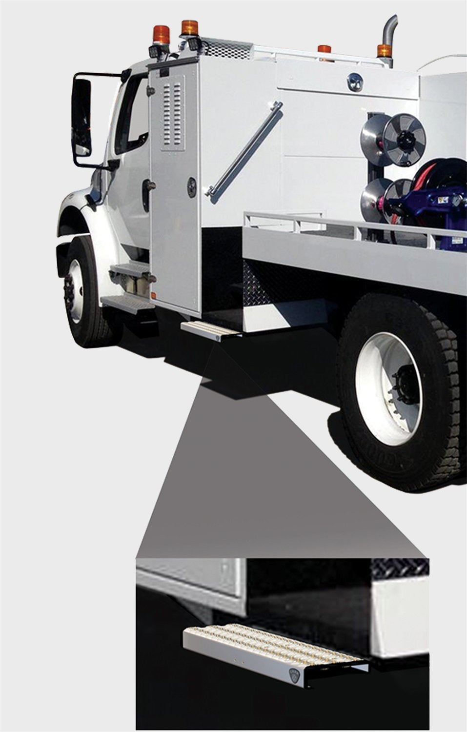 Carr'S With Grip Strut 12 Step Hands Free - Blk Pwdr Coat/Galvanized - Single 501030 , Black