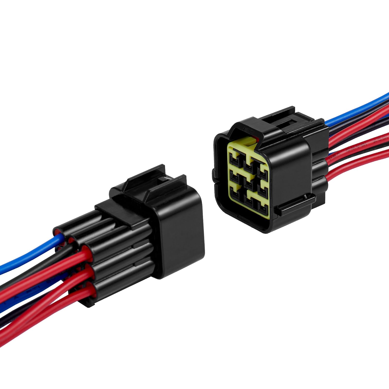 Zhofonet 9 Pin Waterproof Connector,Waterproof Electrical Car Auto Wire Connector,16Awg Male Female Quick Disconnect Wire Connec