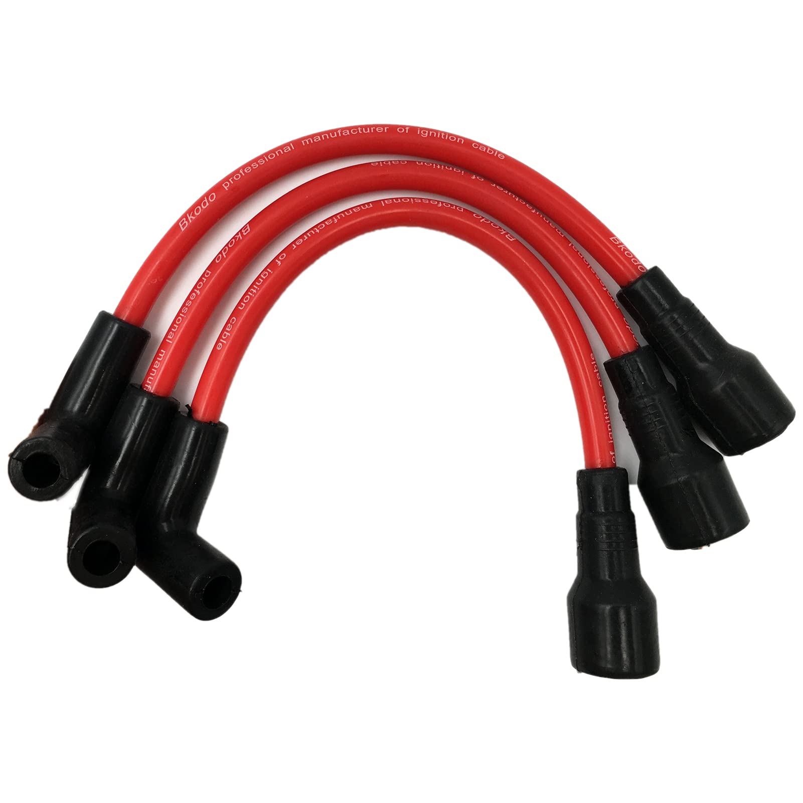 Lizapus Compatible With Mercury 65-90Hp High Tension Ignition Spark Plug Wire Cable Set 3 Cylinder