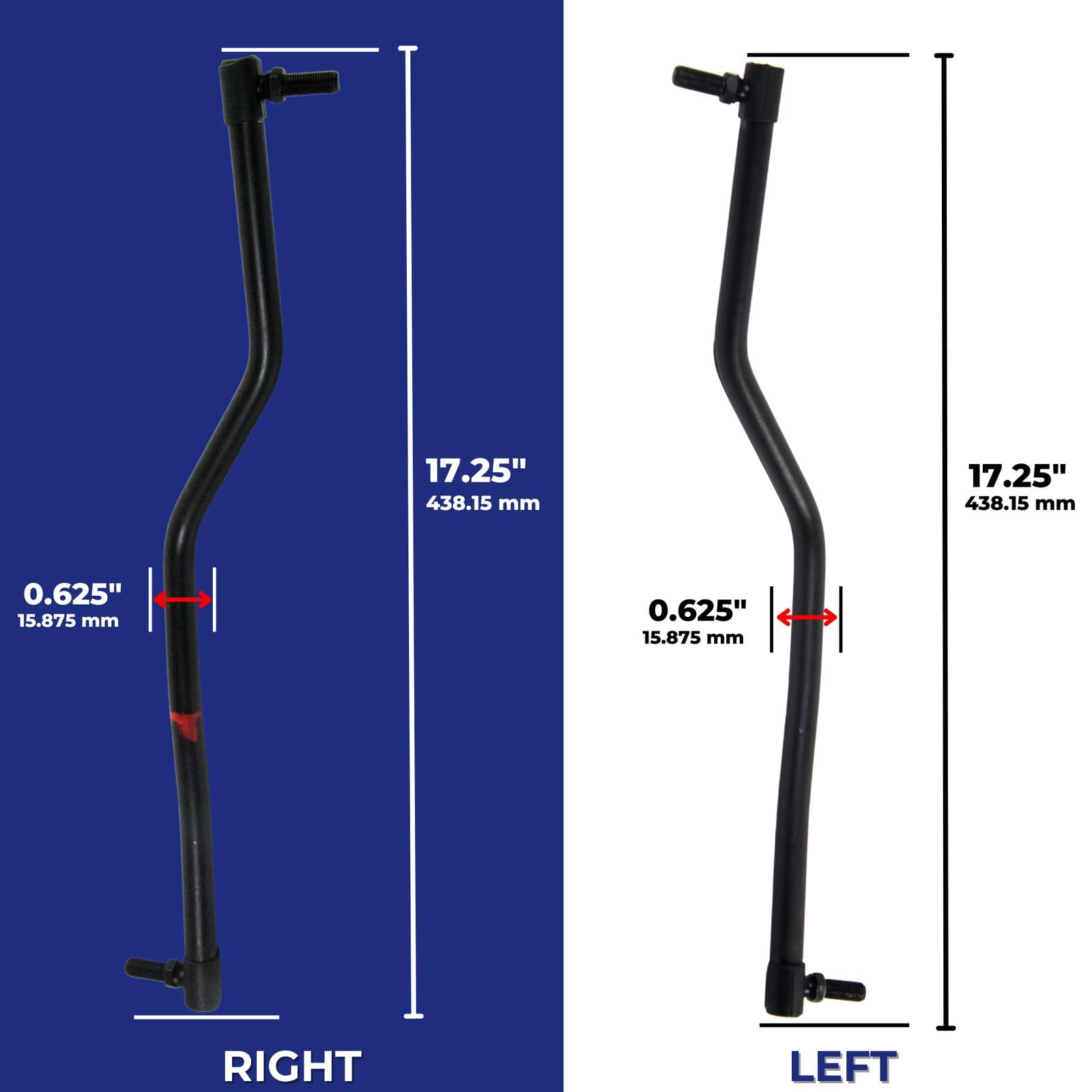 Jeremywell 532194740 532194741 Steering Drag Links Set 194740 Left And 194741 Right Hand Fits Lh/Rh Craftsman Husqvarna