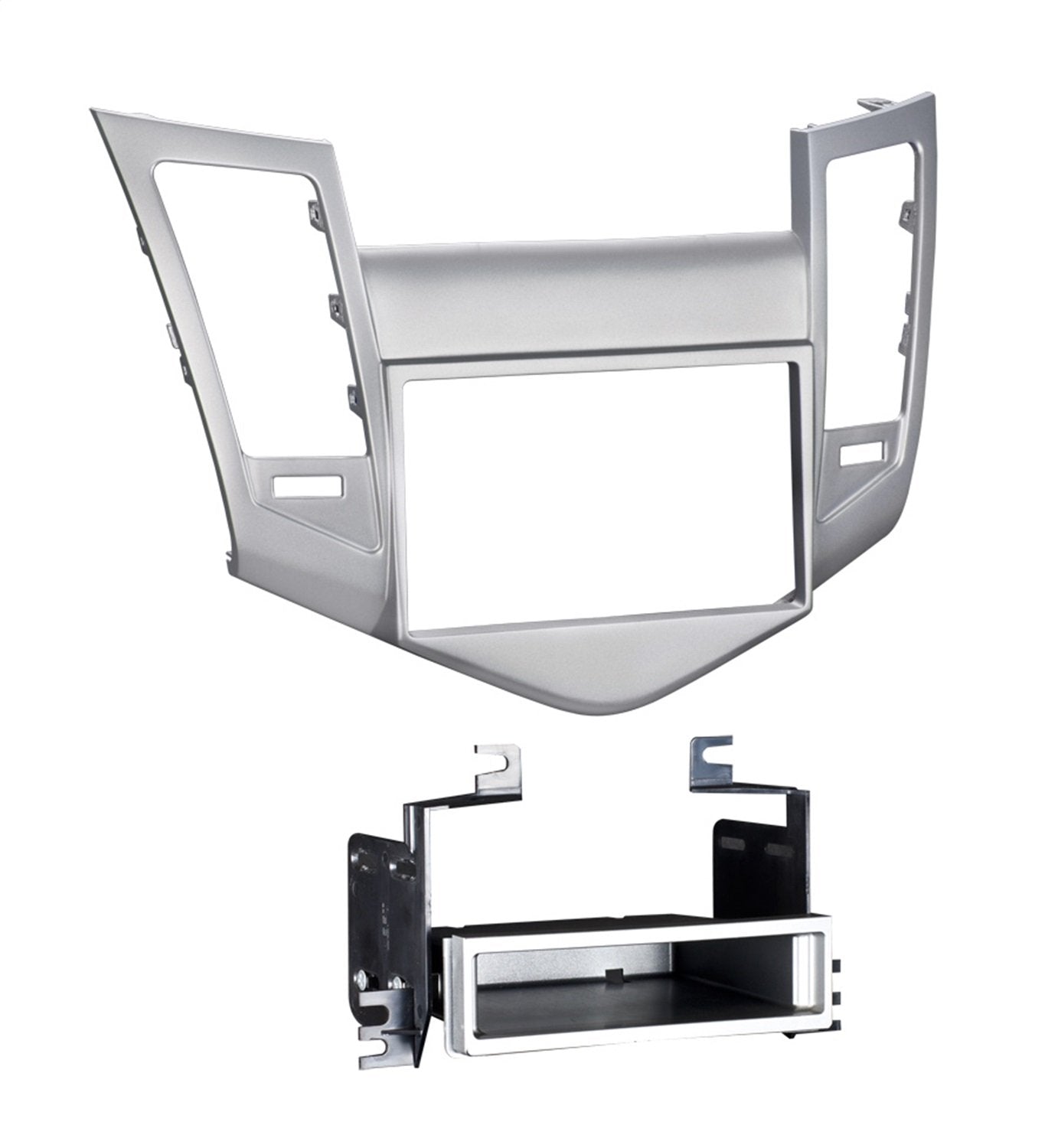 Metra 99-3011S Single/Double Din Dash Installation Kit For 2011-2015 Chevy Cruz Vehicles,Silver