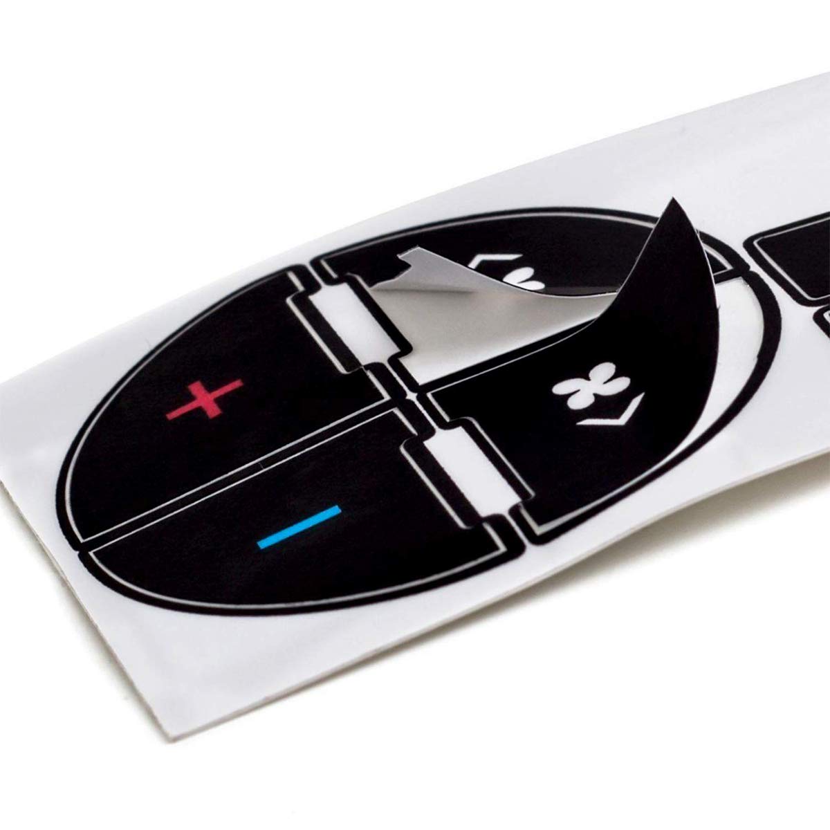 Traderplus 3 Pack Replacement Ac Dash Button Sticker Repair Kit Fit