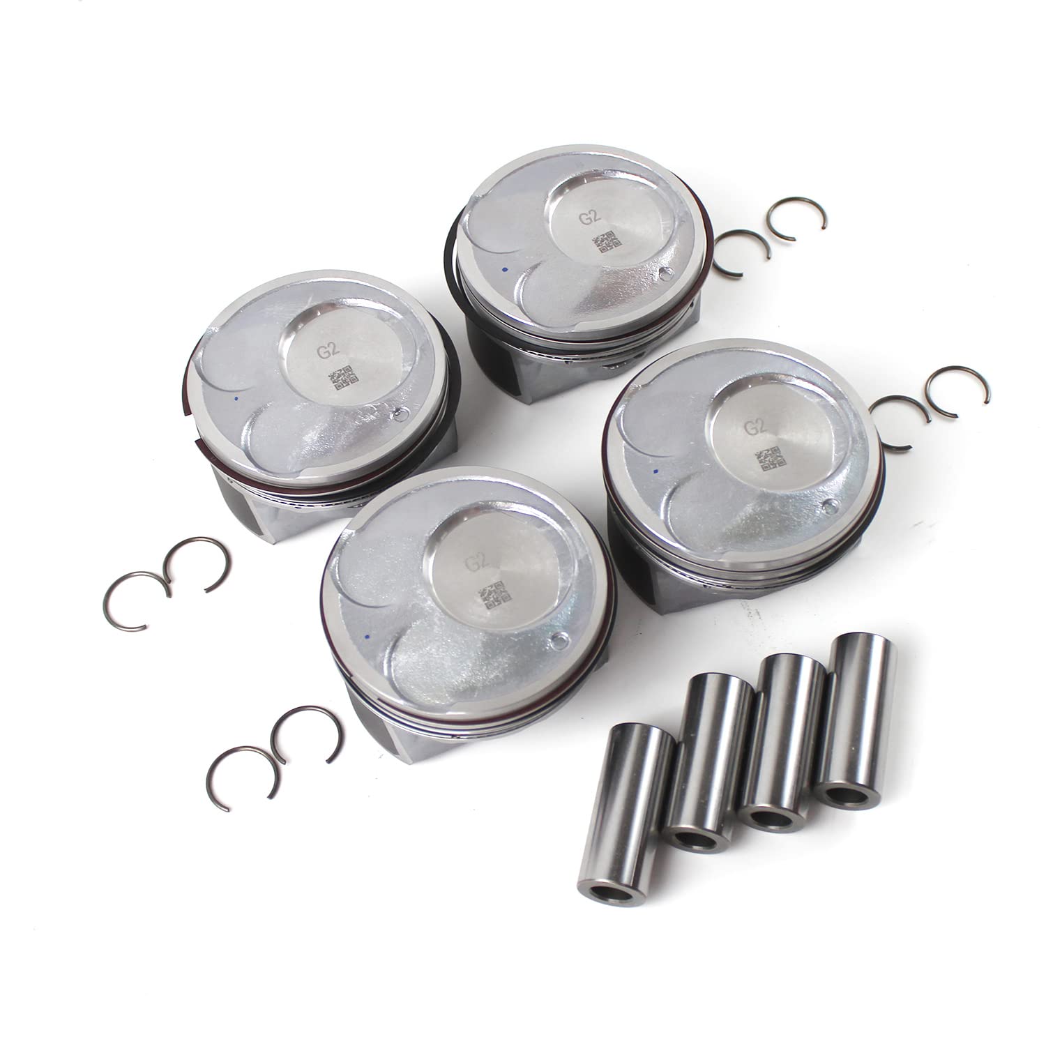 PANGOLIN Engine Piston & Rings Set 23041-2E210 for Kia Soul Forte Forte5 Forte Koup 2.0L 2014 2015 2016 2017 2018 Aftermarket Pa