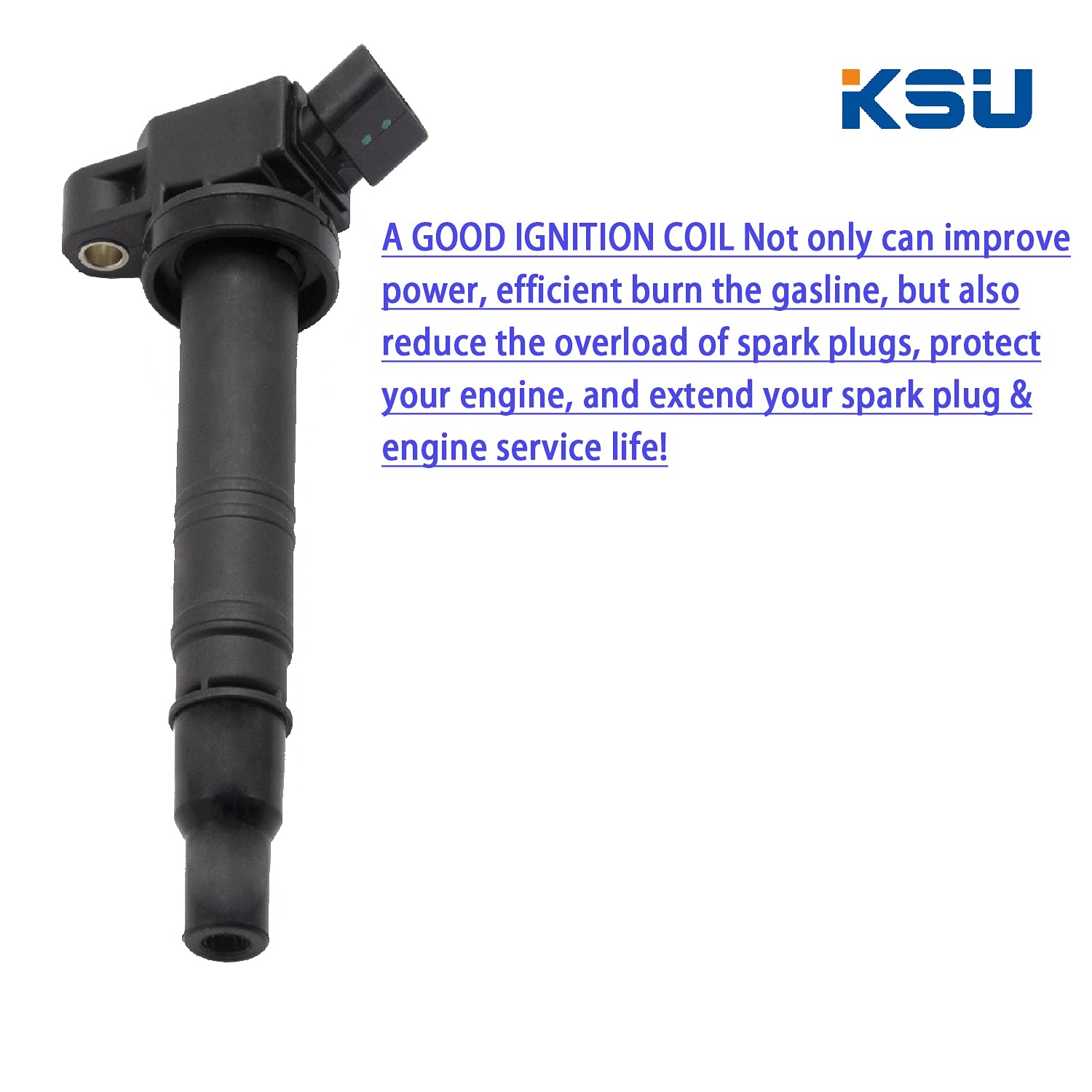 Ksu Ignition Coil Pack Of 4 Compatible With Toyota Camry Corolla Matrix Solara 4Runner Hilux Hiace Tacoma Scion Xb 2.4L 2.7L Uf4