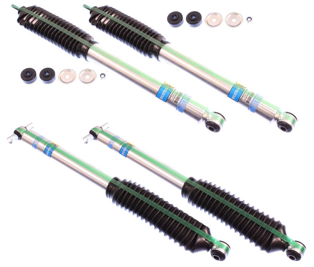 New Bilstein Front & Rear Shocks For 07-18 Jeep Wrangler Jk With A 1.5'' To 3'' Lift, Gas Shock Absorbers, Islander Mountain Rub