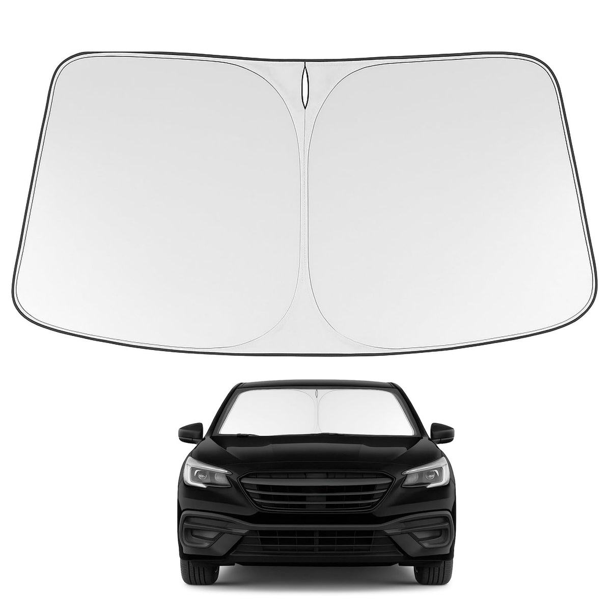 Proadsy 2025 Upgrade Windshield Sun Shade Custom Fit 2020-2023 2024 2025 Subaru Legacy Foldable Front Sunshade Protector Sun Vis
