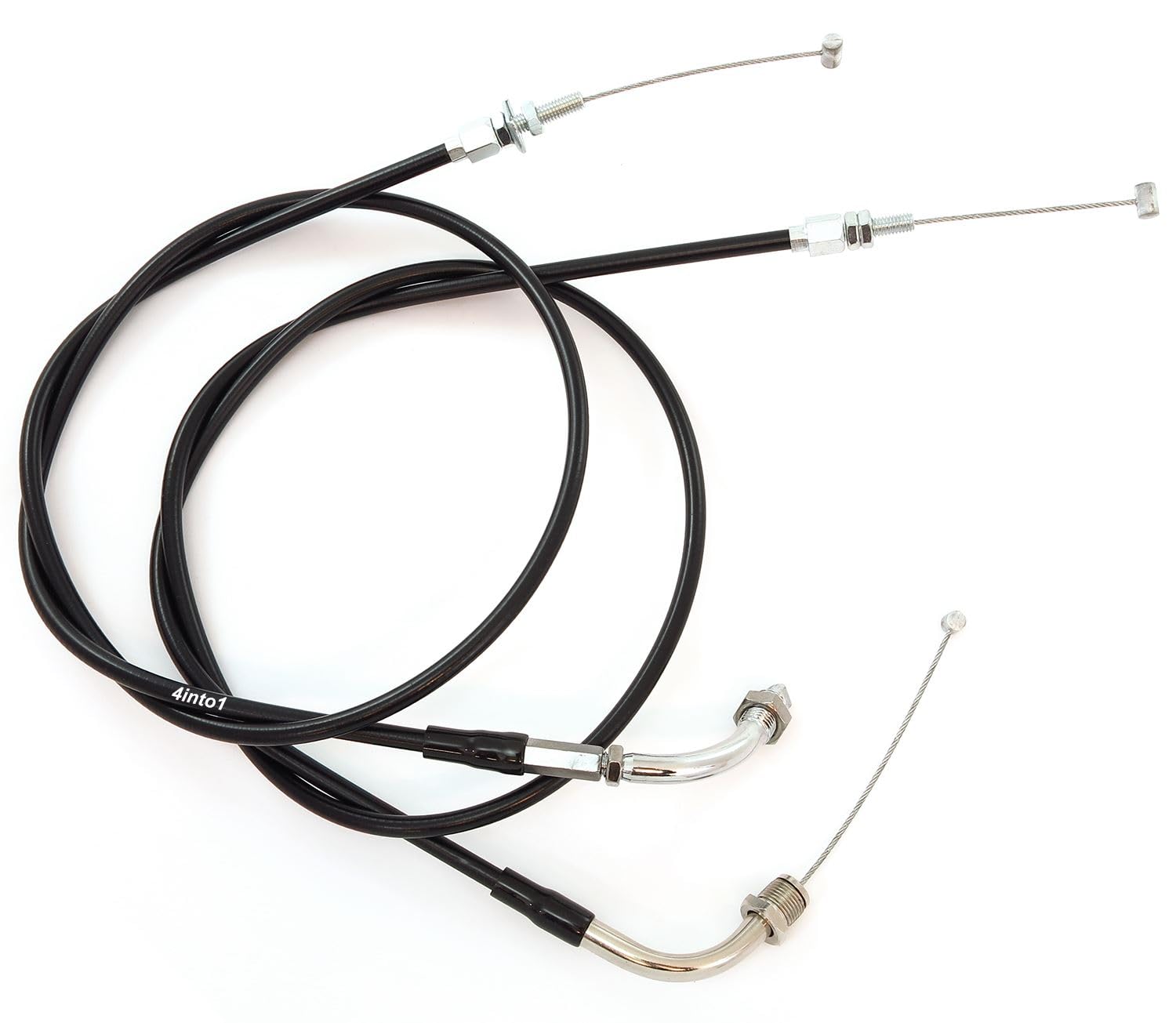 Throttle Cable Set - Compatible With Honda Cb/Cl/Cj360-1974-1977
