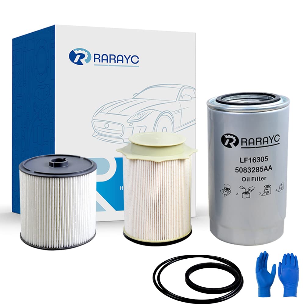 6.7L Cummins Fuel Filter Water Separator Set For 2019 2020 2021 2022 2023 Ram Turbo Diesel Engines 68157291Aa 68436631Aa And Oil Filter 5083285Aa