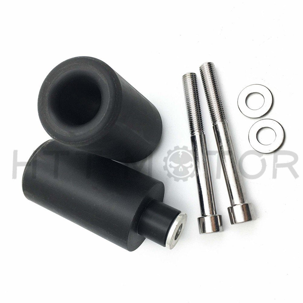 Httmt Mt219-039- No Cut Frame Slider Crash Protector Compatible With 2007 2008 Suzuki Gsxr 1000 Gsx-R Black