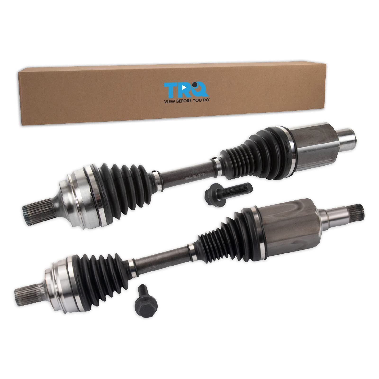 Trq Front Cv Axle Shaft Assembly Set Compatible With 2015-2016 Mercedes-Benz Cls400 2012-2018 Cls550 2010-2016 E350 E400 2011-20