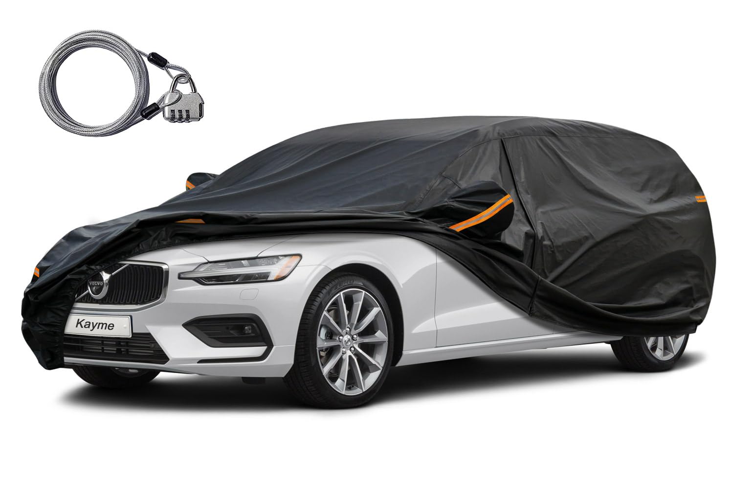 Kayme Station Wagon Car Cover For Automobiles All Weather Waterproof, Outdoor Sun Rain Protection, With Lock And Zipper, Univers