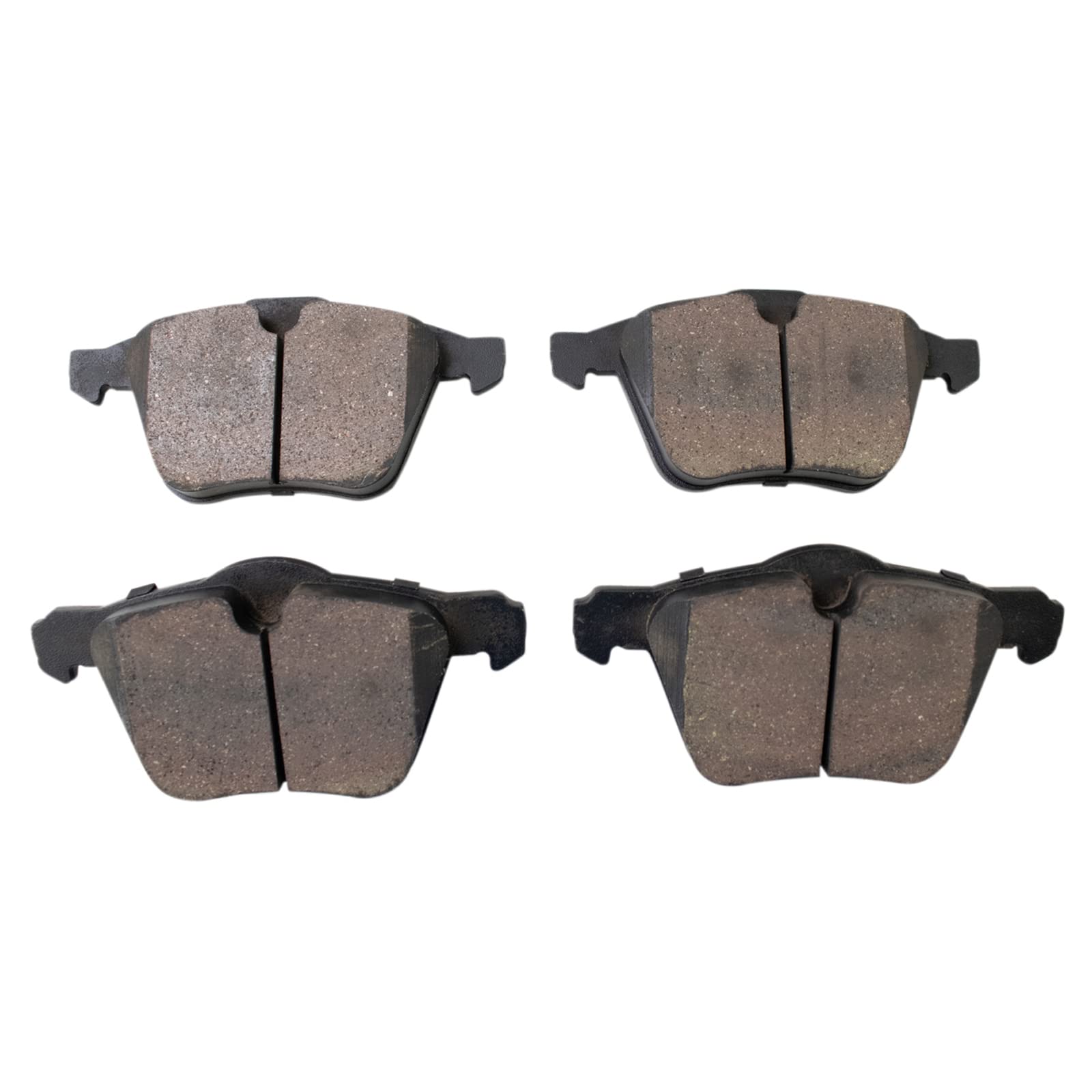 TRQ Front Brake Pads Ceramic Compatible with 2011-2018 Volvo S60 2016-2018 S60 Cross Country 2007-2016 S80 2015-2018 V60 V60 Cro