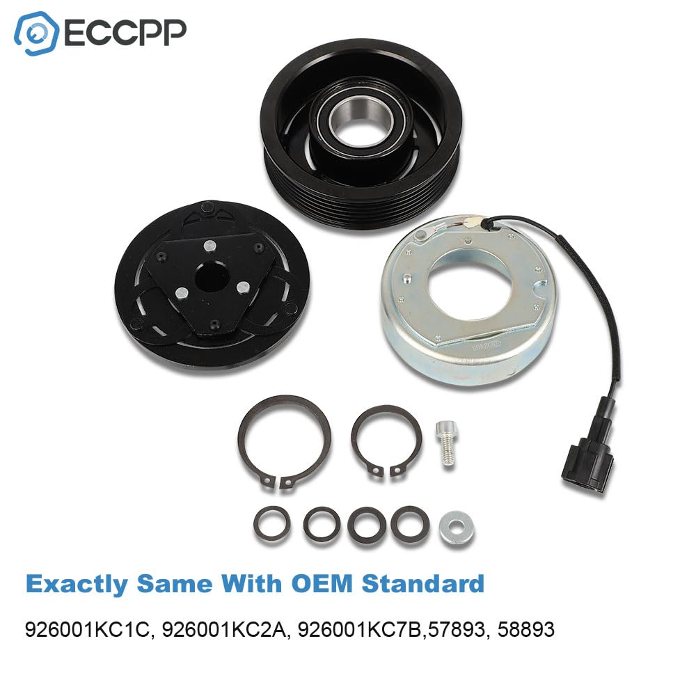 Eccpp Ac Clutch 2011-2017 For Nissan Juke 1.6L Fast Cooling Ac Compressor Clutch