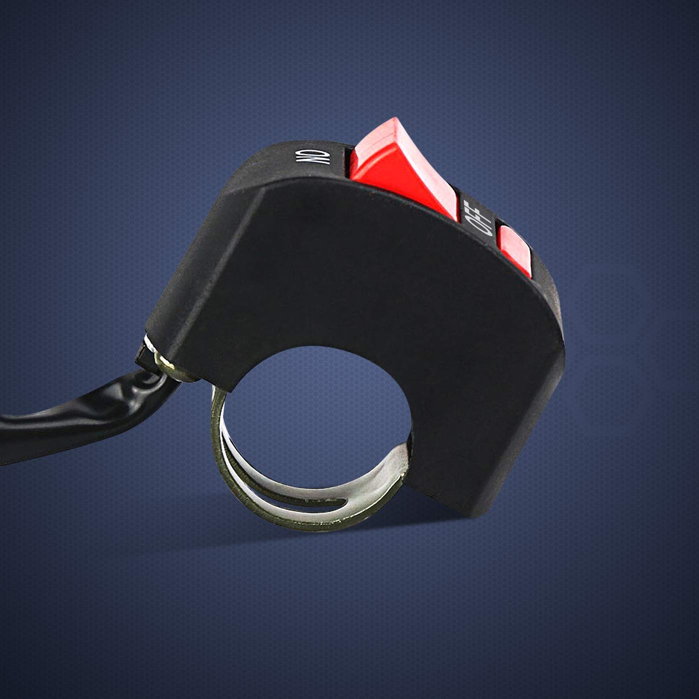 Motorcycle Handlebar Switch On Off Toggle Switch With Push Button For U5 U7 U2 Motorcycles Scooter Electrombile Motorbike-7/8Inch 22Mm