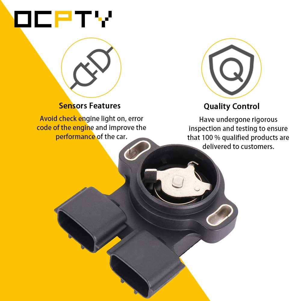 Ocpty Throttle Position Sensor Throttle Sensor 22620-4M500 226204M501 977-007 Fit For Pathfinder Sentra Altima Maxima Pathfinder Sentra, For Infiniti G20 I35 Qx4 1997-2005 1.8L-3.5L L4 V6