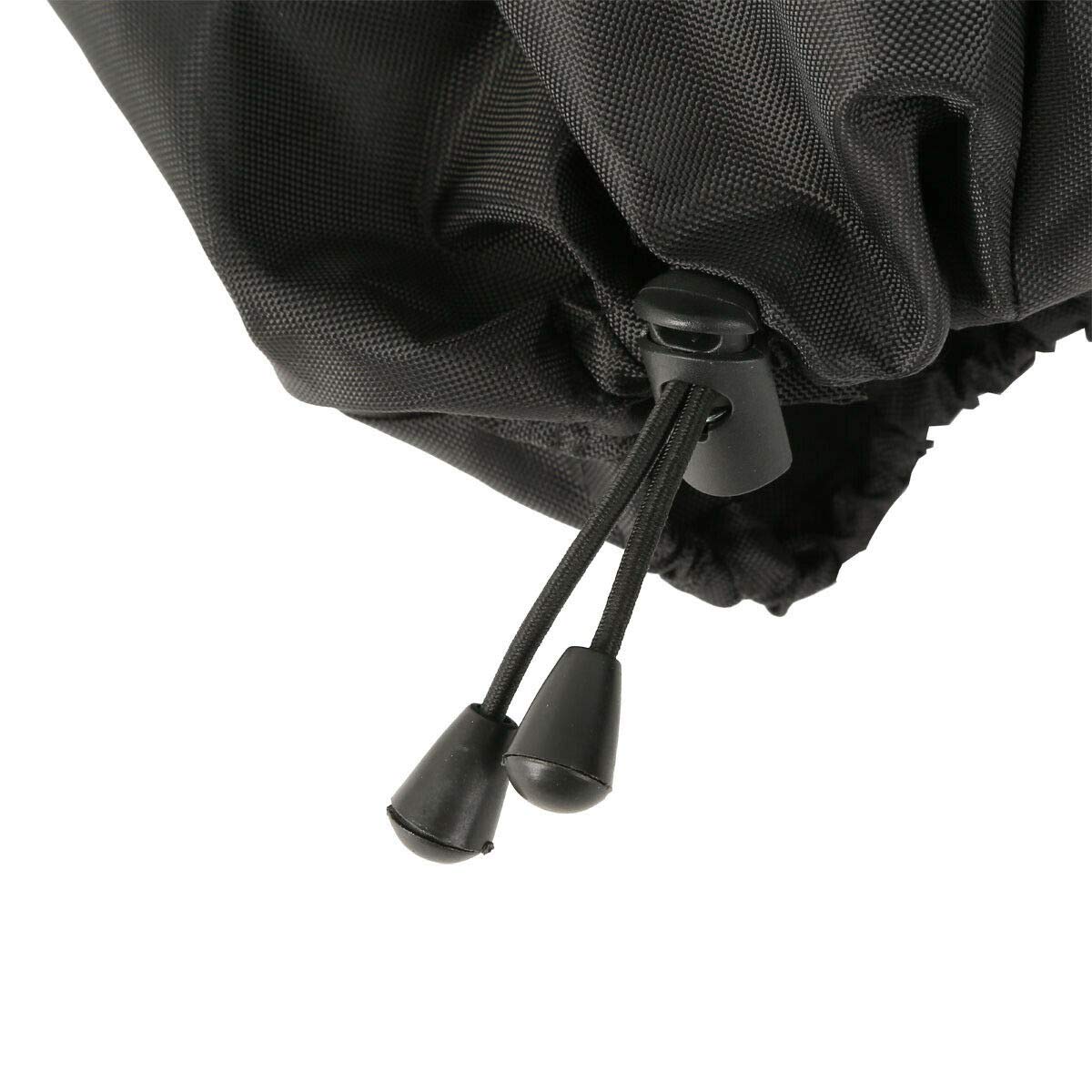 Wowtk Waterproof Saddlebag Speaker Audio Lid Bras/Lid Covers Fits For Harley Touring Electra Glide Road Glide Street Glide Road King Models 1994-2024,Black