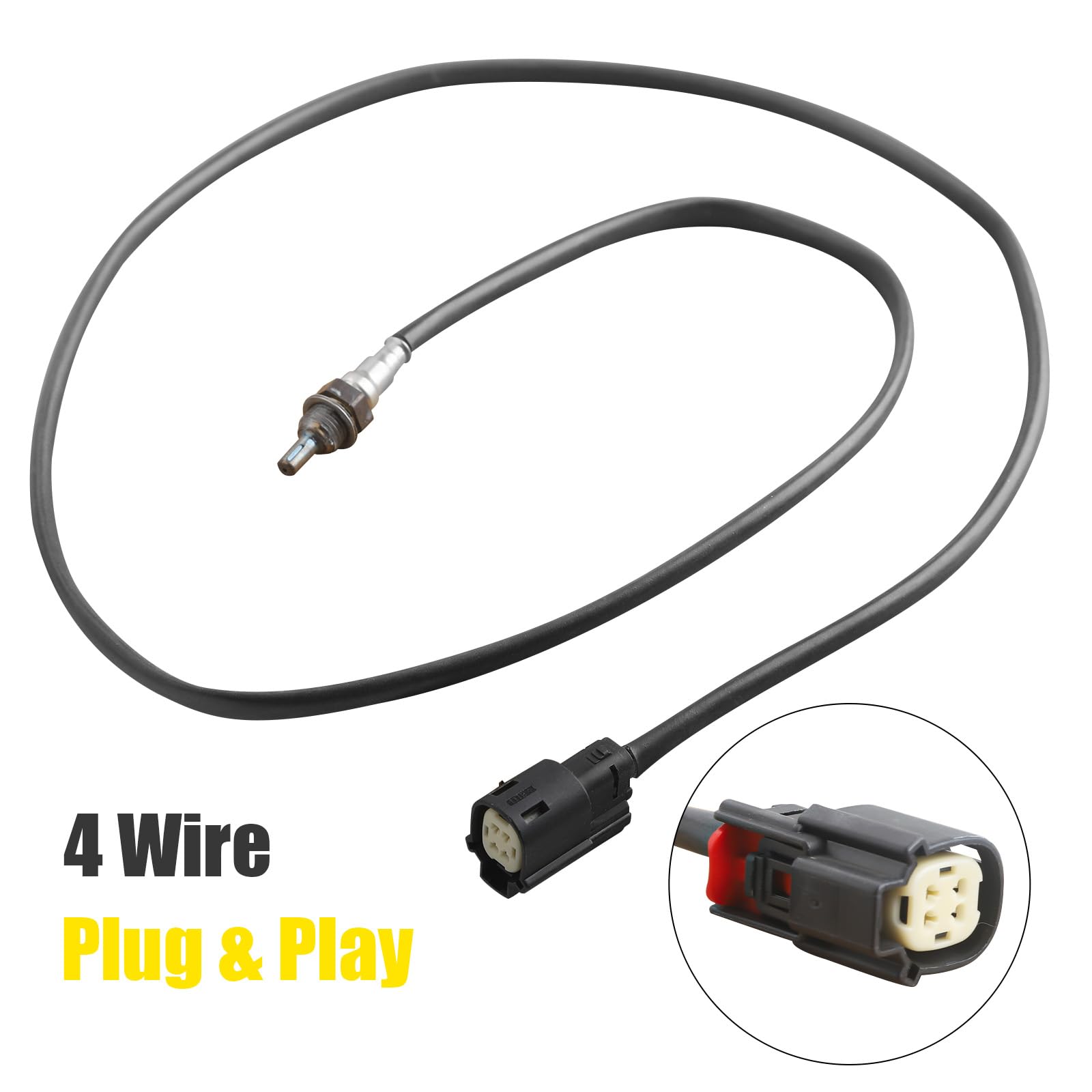 Harley Davidson Oxygen Sensor - Compatible with 2010-2017 Road King, Street Glide, Ultra, Electra Glide - Replace Part #27729-10