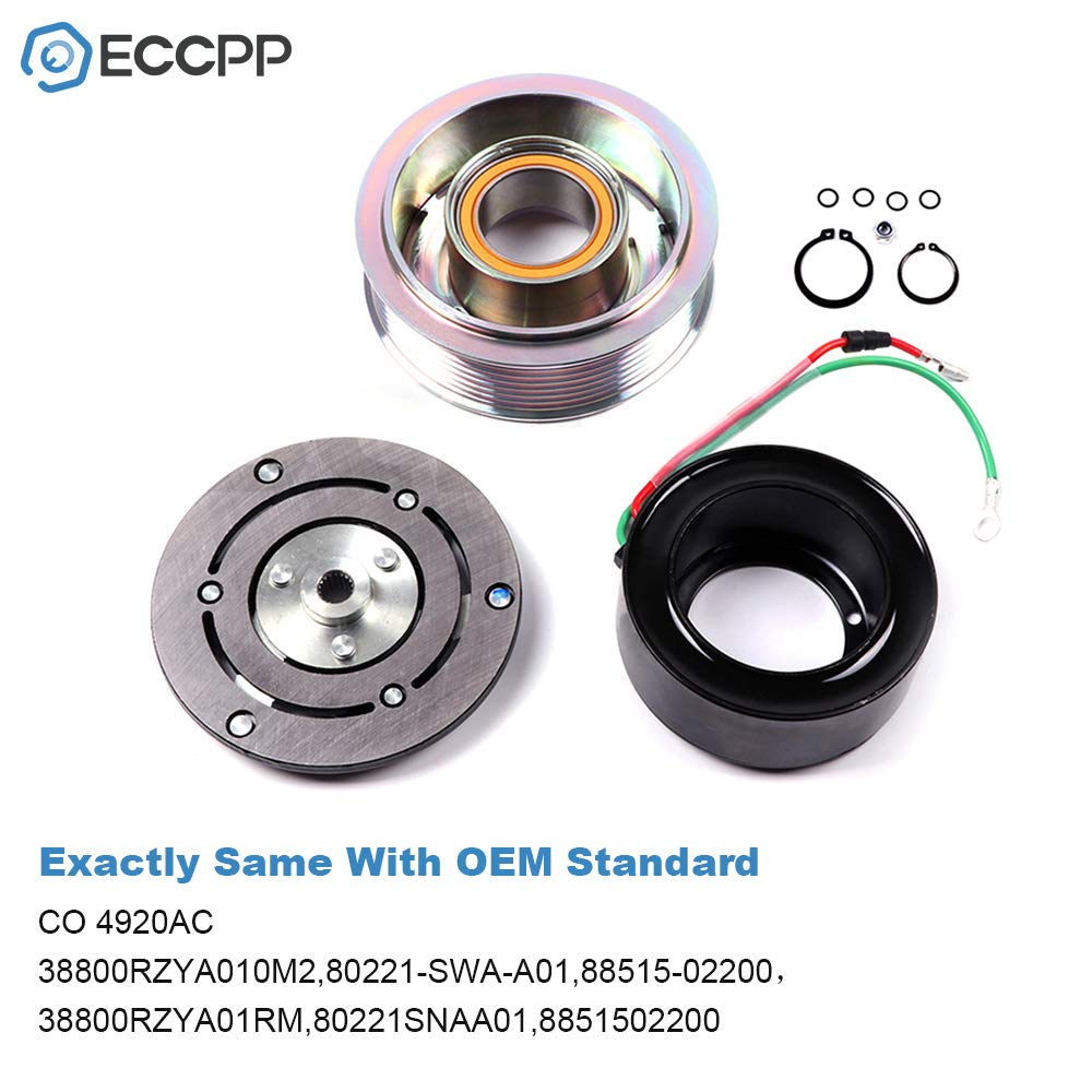 Eccpp A/C Compressor Clutch 2007-2014 Fit For Honda Cr-V For Honda Civic For Acura Ilx 2.4L Ac Clutch