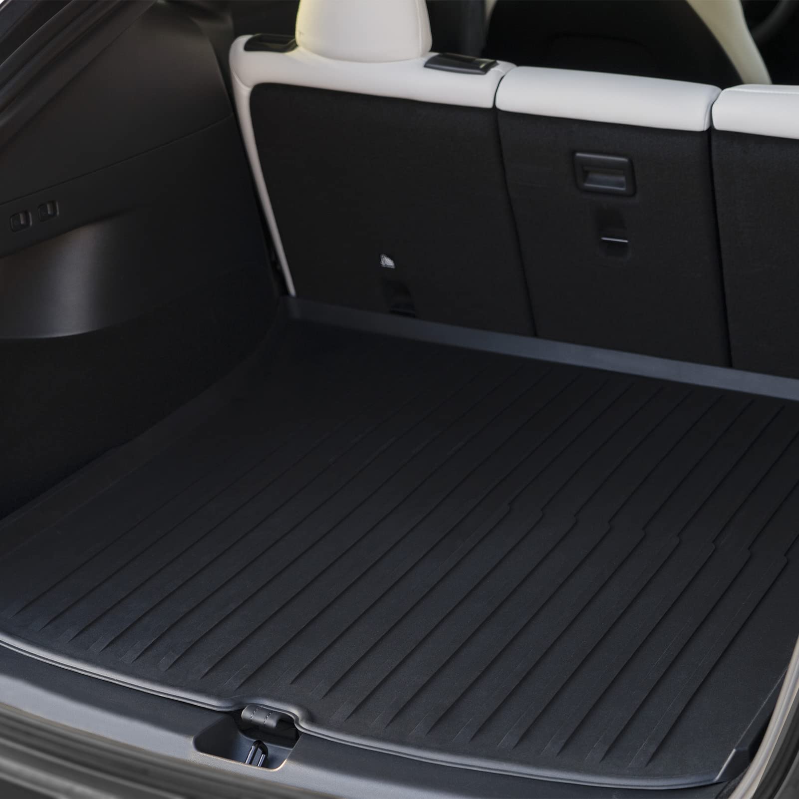 Cyberbeans All Weather Cargo Liners For Tesla Model Y Trunk Mats,Front And Rear Frunk Trunk Tray Mats Protector 2021 2022 2023 2