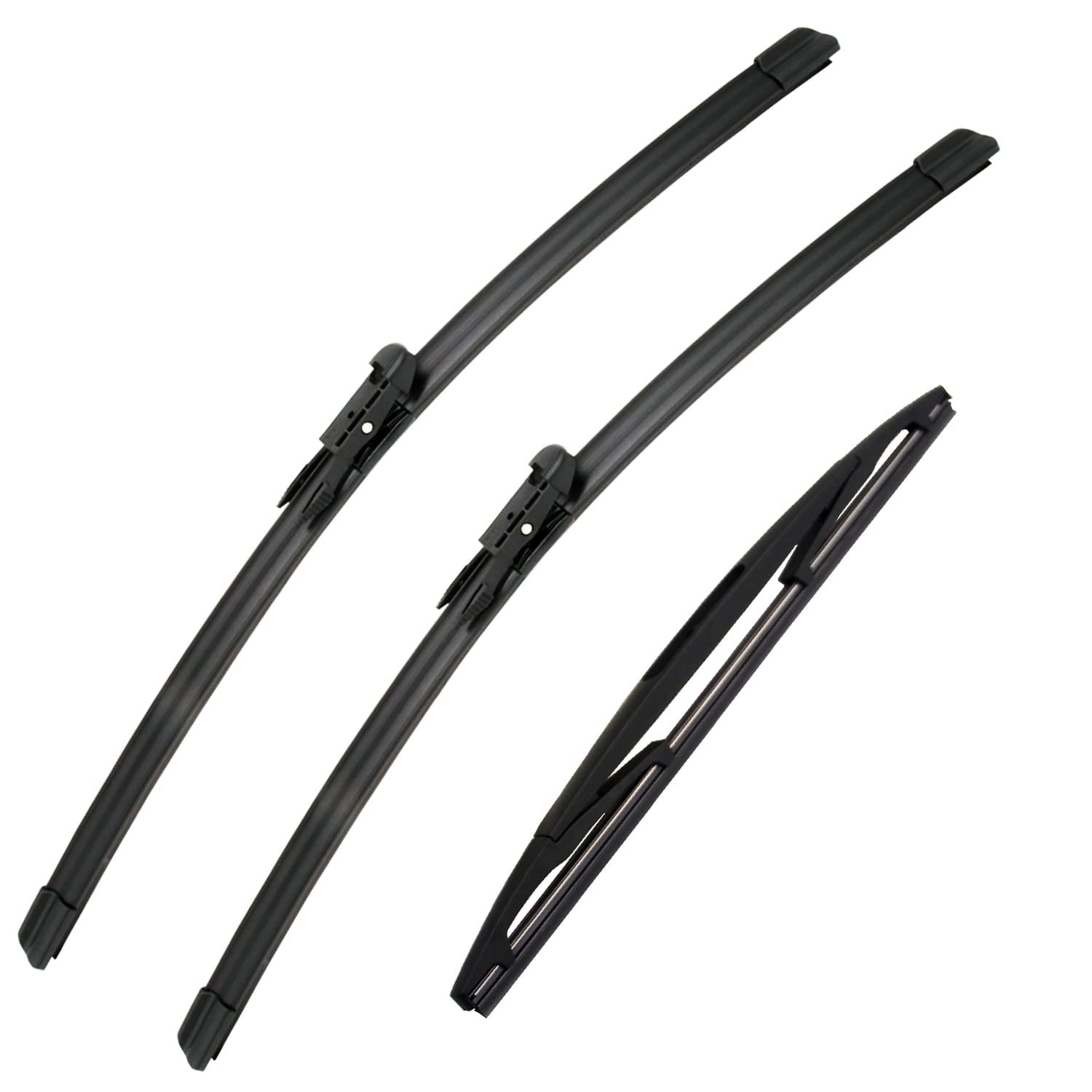 Sctioansn 3 Wipers Set-26''+15'' Front Windshield Wipers And 11'' Rear Wiper Blade For 2012-2017 Chevrolet Sonic/Aveo/2011-2017 